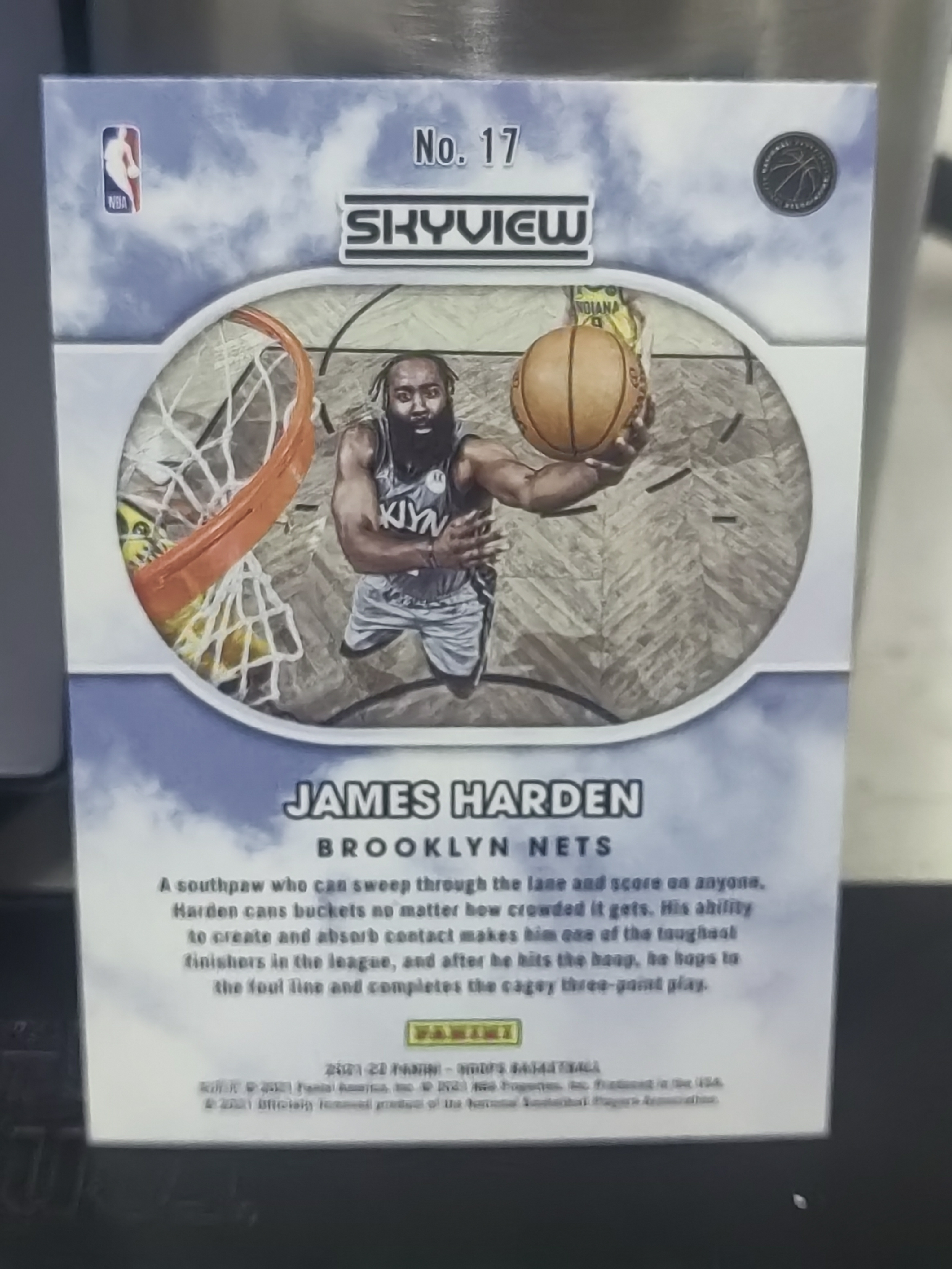 2021-22 Panini Hoops James Harden Hoops 银折 金标 天空 特卡 詹姆斯 哈登 篮网 篮 白边白角 不保卡品 卡品如图