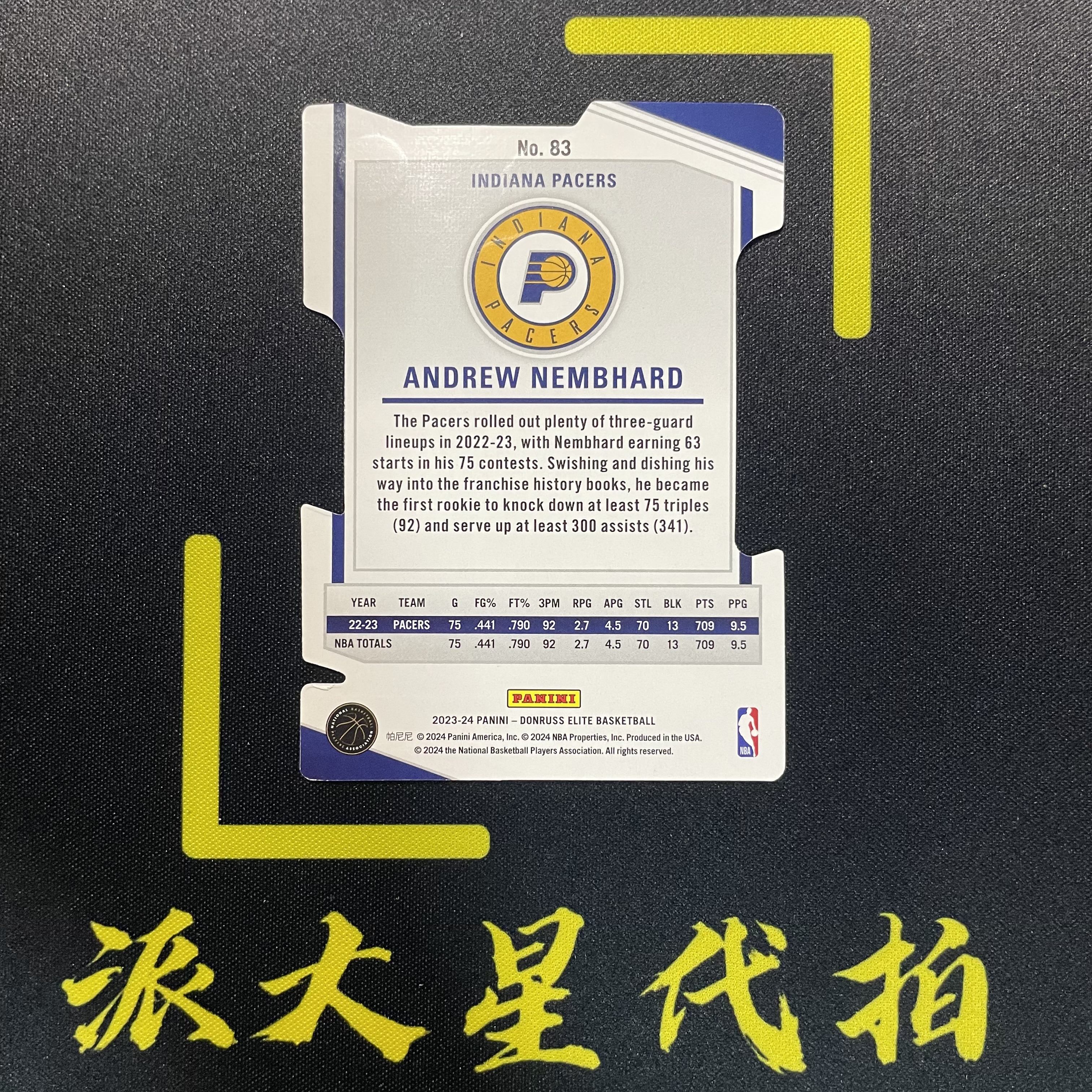 【派大星球星卡代拍】2023-24 PANINI DONRUSS ELITE 安德鲁 内姆布哈德 精英 38/99编 精英 异形 红风车 ANDREW NEMBHARD#1111#乐乐