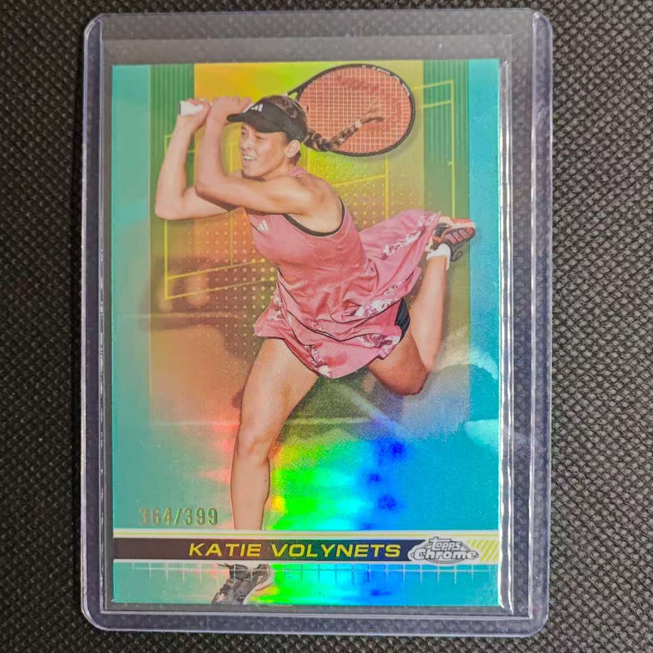 2024 Topps Chrome katie volynets 团长#网球TC 凯蒂 沃林内茨 青折 364/399编 收藏必备 收藏必备 卡品细节看图