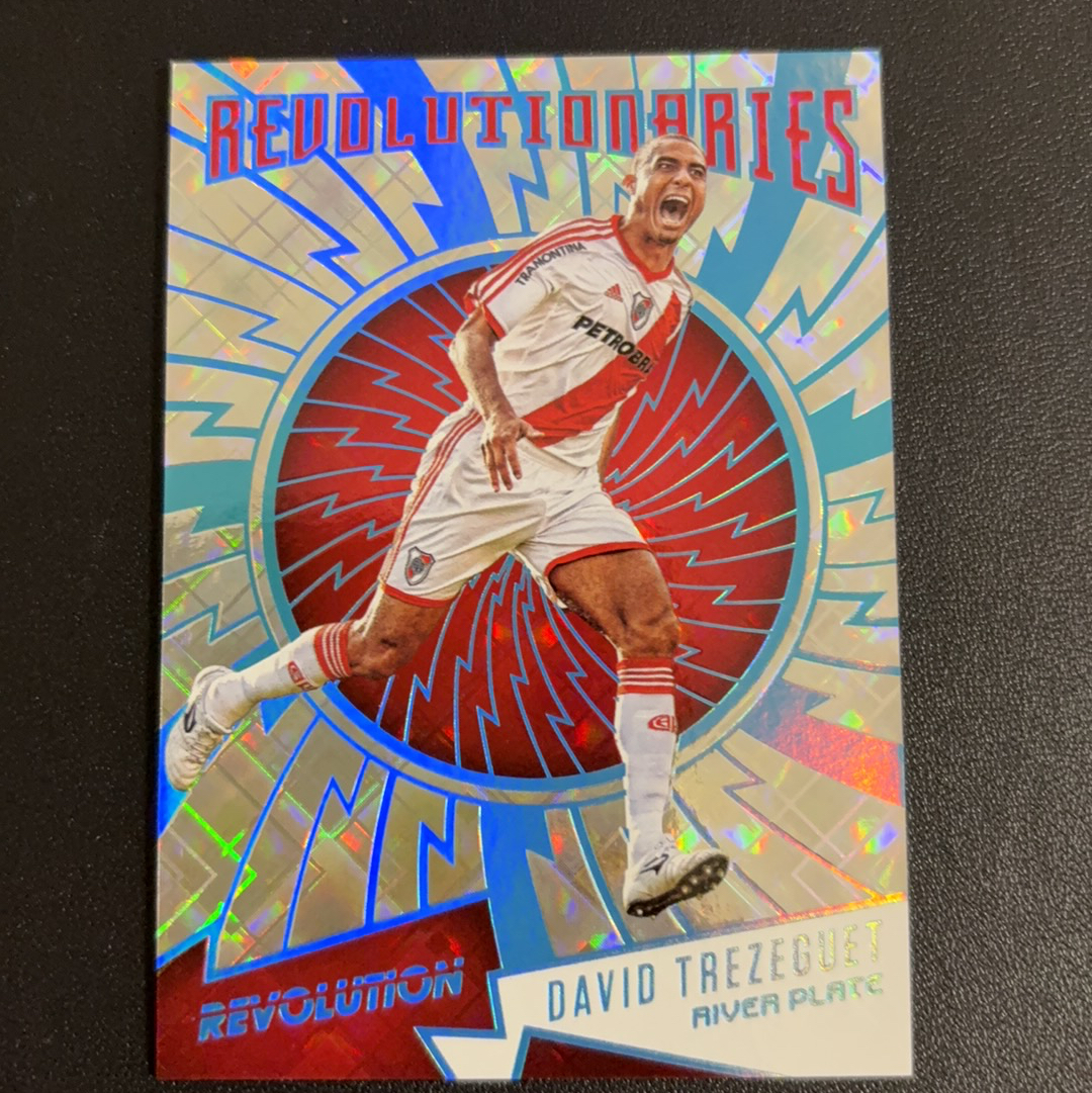 2016-17 Panini Revolution David Trezeguet 元年革命 特雷泽盖 100编 河床时期 尤文图斯传奇 法国 革命家特卡 庆祝选图 亨利 姆巴佩 c罗 梅西