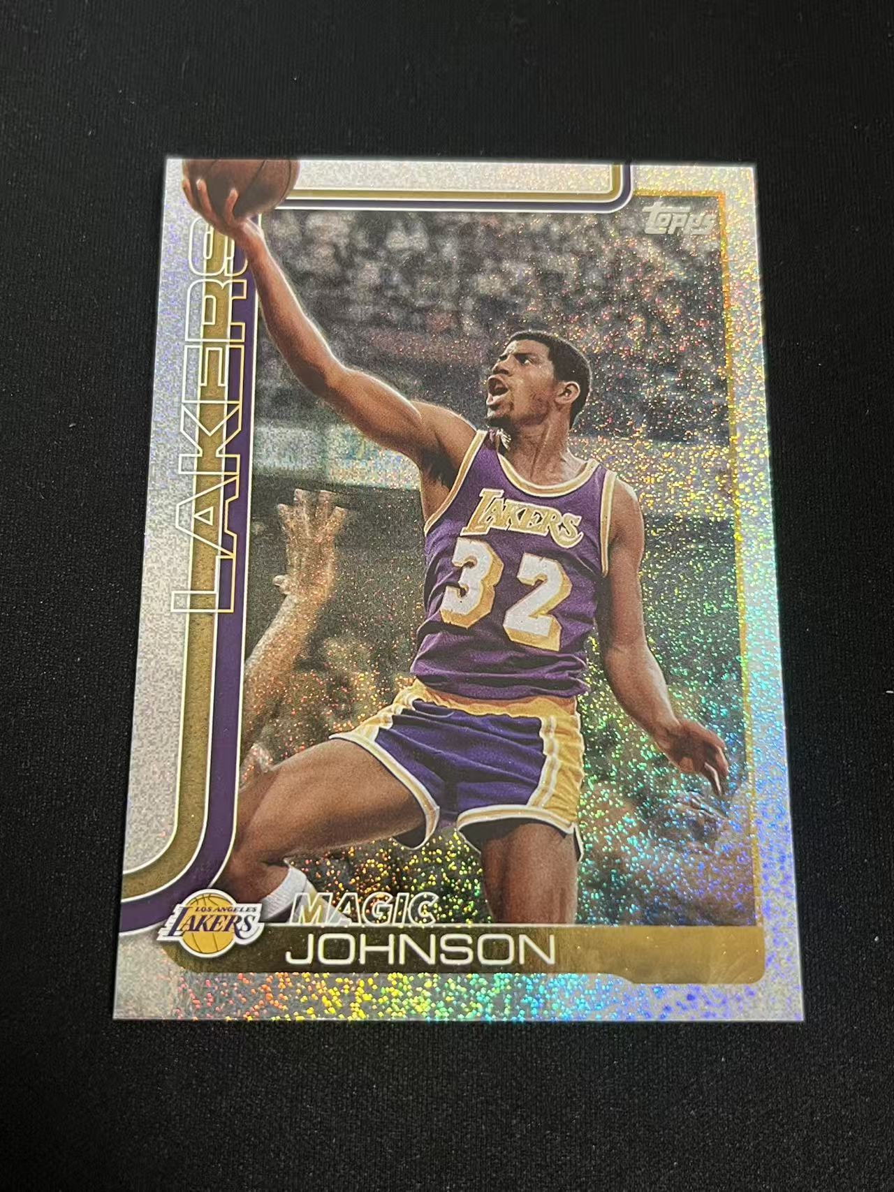 2025-26 Topps basketball Magic Johnson 魔术师 约翰逊 湖人 点点折 折射 base