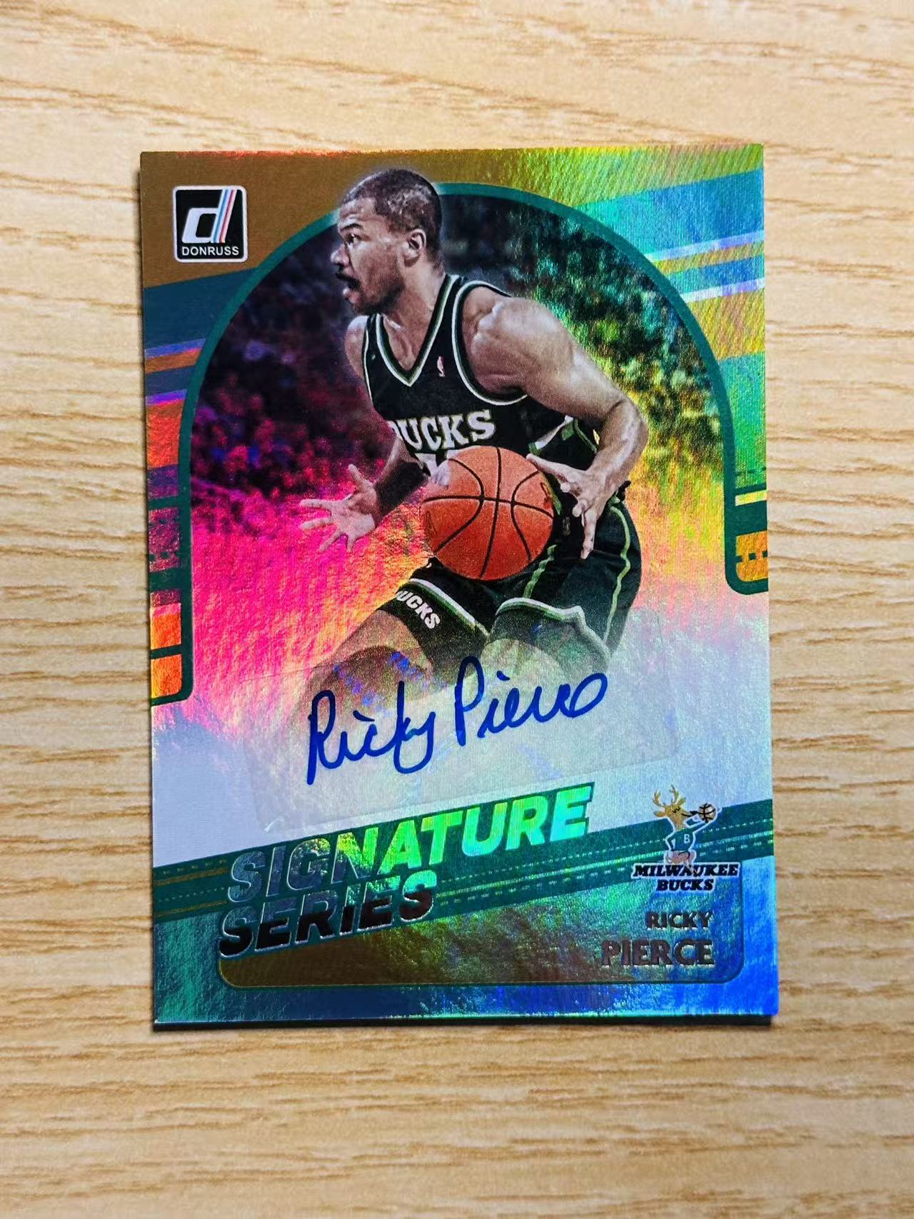 2020-21 Panini Donruss Ricky Pierce 嘿嘿代卖 杜蕾斯 里基 皮尔斯 签字 雄鹿 收藏必备