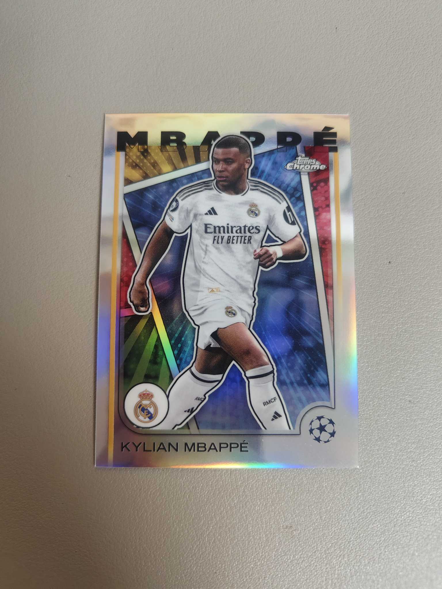 【佩妮拍卖】2025 topps chrome 最新欧战 mbappe 皇马 姆巴佩 漫画英雄特卡 大比例 变化版 卡品如图 拍前请阅读描述 tiamo0516