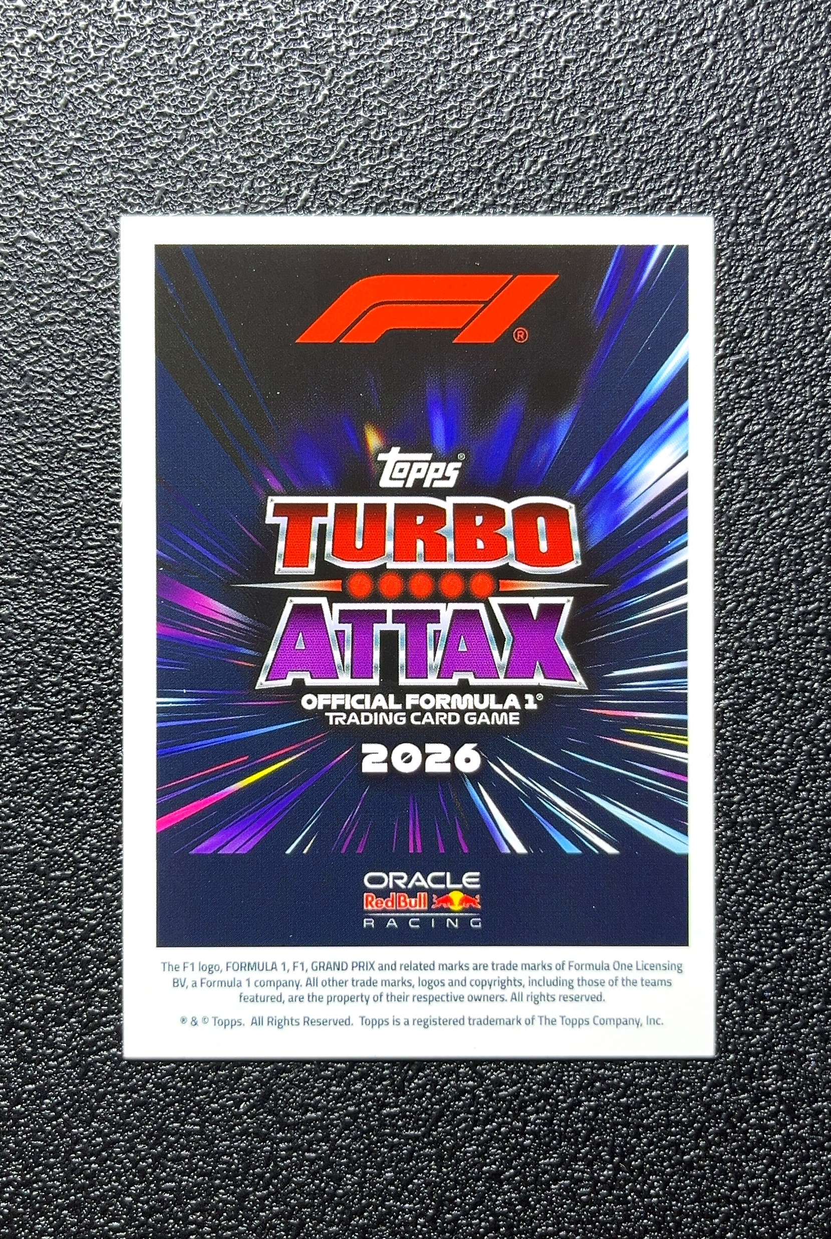 【小白1%代卖】2026 Topps TURBO ATTACK Laurent Mekies 劳伦特·梅基斯 卡品如图 高价值 #20 Oracle Red Bull Racing 0809