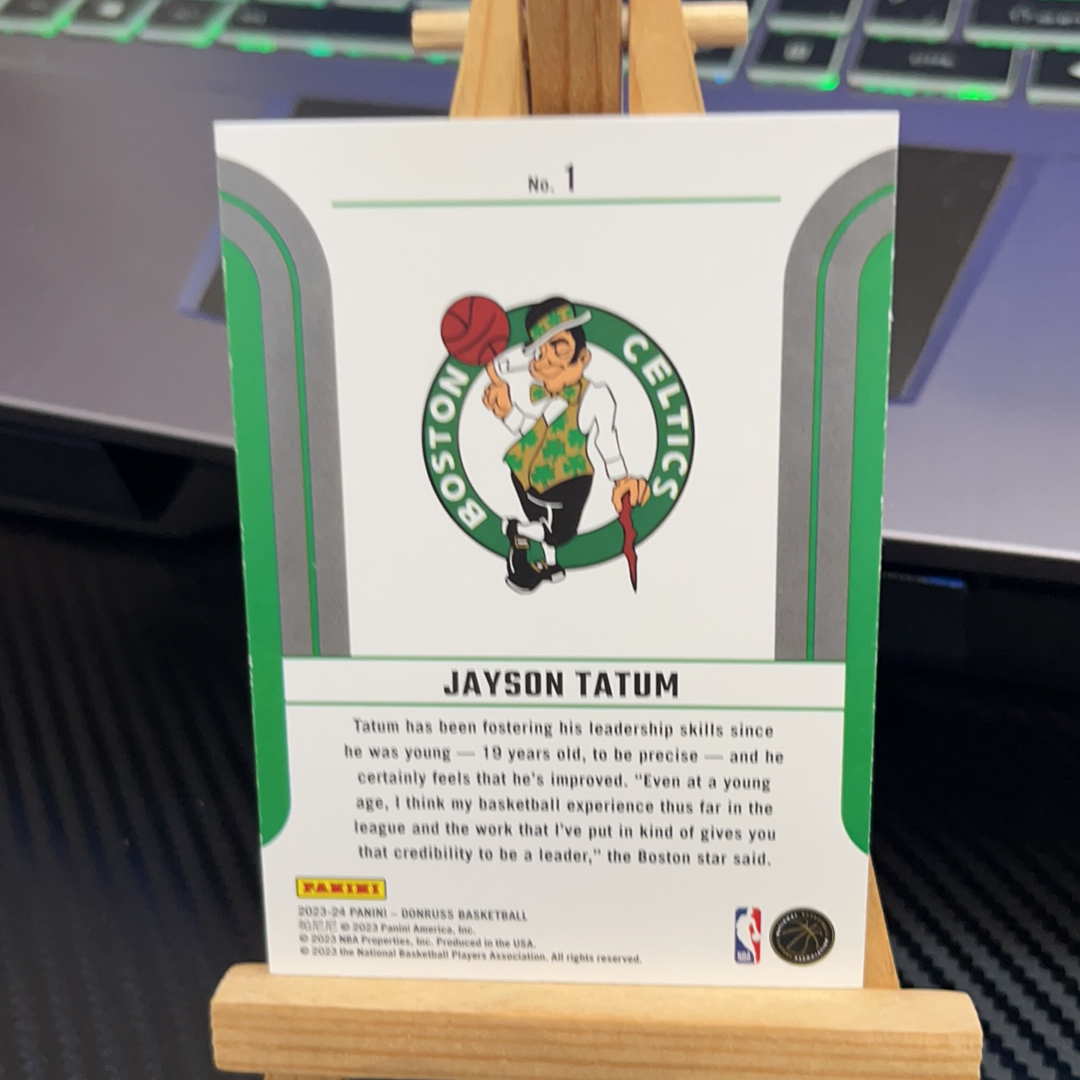 2023-24 Panini Donruss Jayson Tatum 杰森 塔图姆 凯尔特人 杜蕾斯系列 特卡 卡品如图 凑图必备 值得收藏!免费代卖!