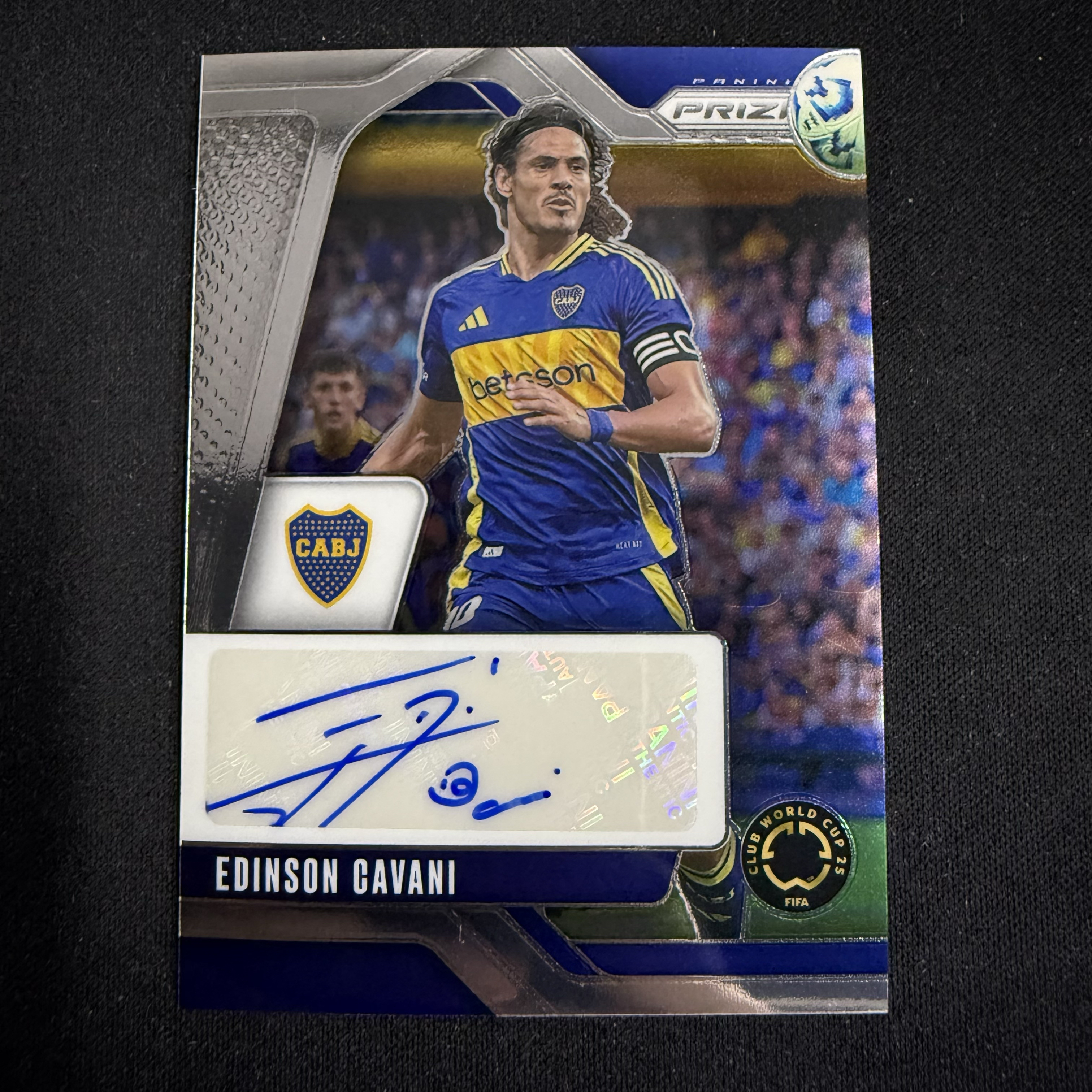 2024-25 Panini Prizm EDINSON CAVANI 【SC拍卖】世俱杯 pz 卡瓦尼 博卡青年 签字 收藏必备(阿晶)