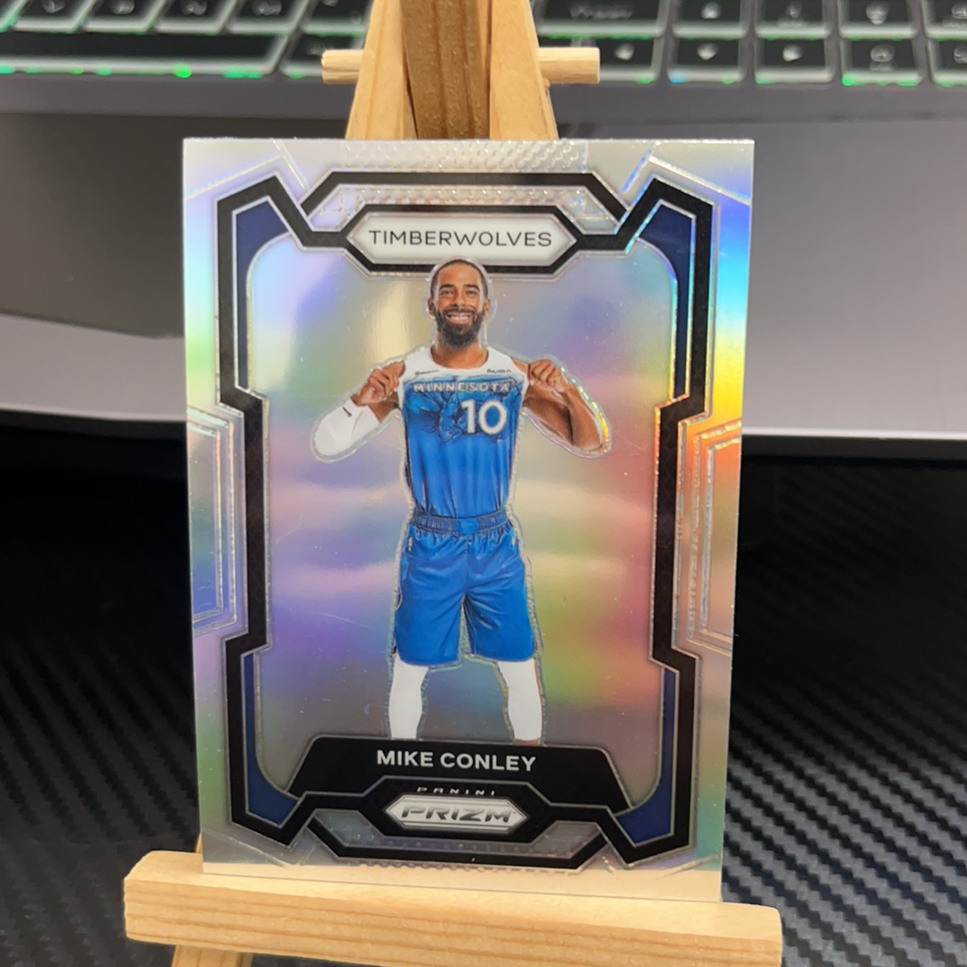 2023-24 Panini Prizm Mike Conley 麦克 康利 森林狼 银折 折射 prizm系列 pz 卡品如图 凑图必备 值得收藏!免费代卖!