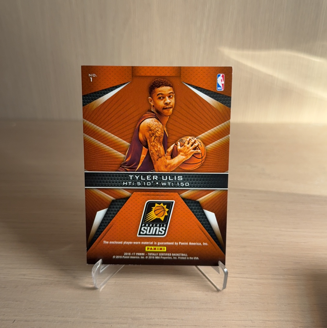 2016-17 Panini Totally Certified Tyler Ulis 【免费代卖】太阳 泰勒 尤利斯 /25编 暴力切割 Patch 亲穿 球衣 物料 卫生巾系列 专收必备 值得收藏