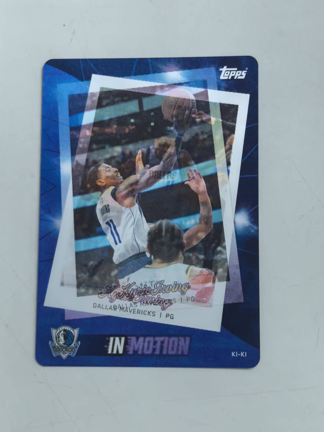 2025 Topps Match Attax Kyrie Irving #KI-JW 3D特卡 in motion 独行侠 【黑魔苏】