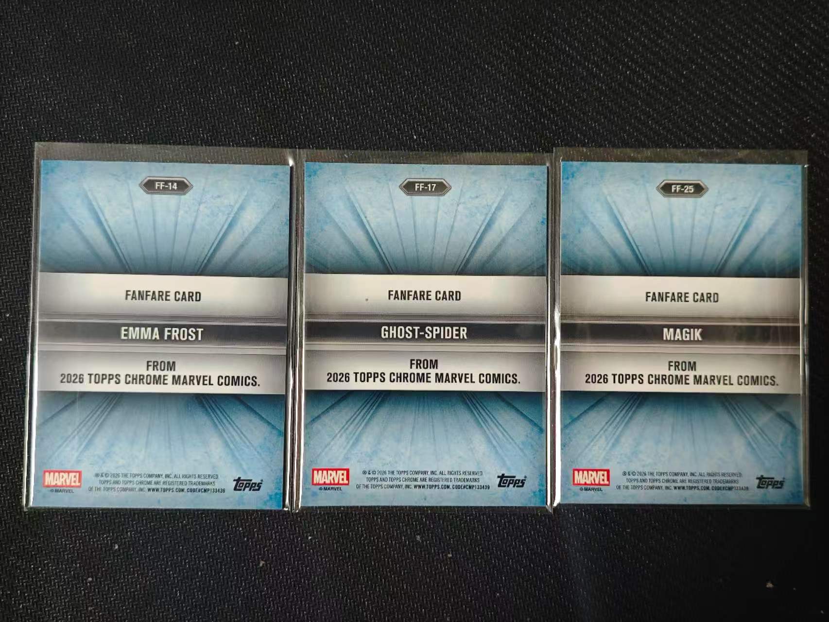 2026 Topps Chrome 漫威宇宙 Fanfare 【有品代卖】漫威 MARVEL 白皇后 幽灵蜘蛛 秘客 喝彩特卡 银折 SP 值得收藏 卡品如图/sushi