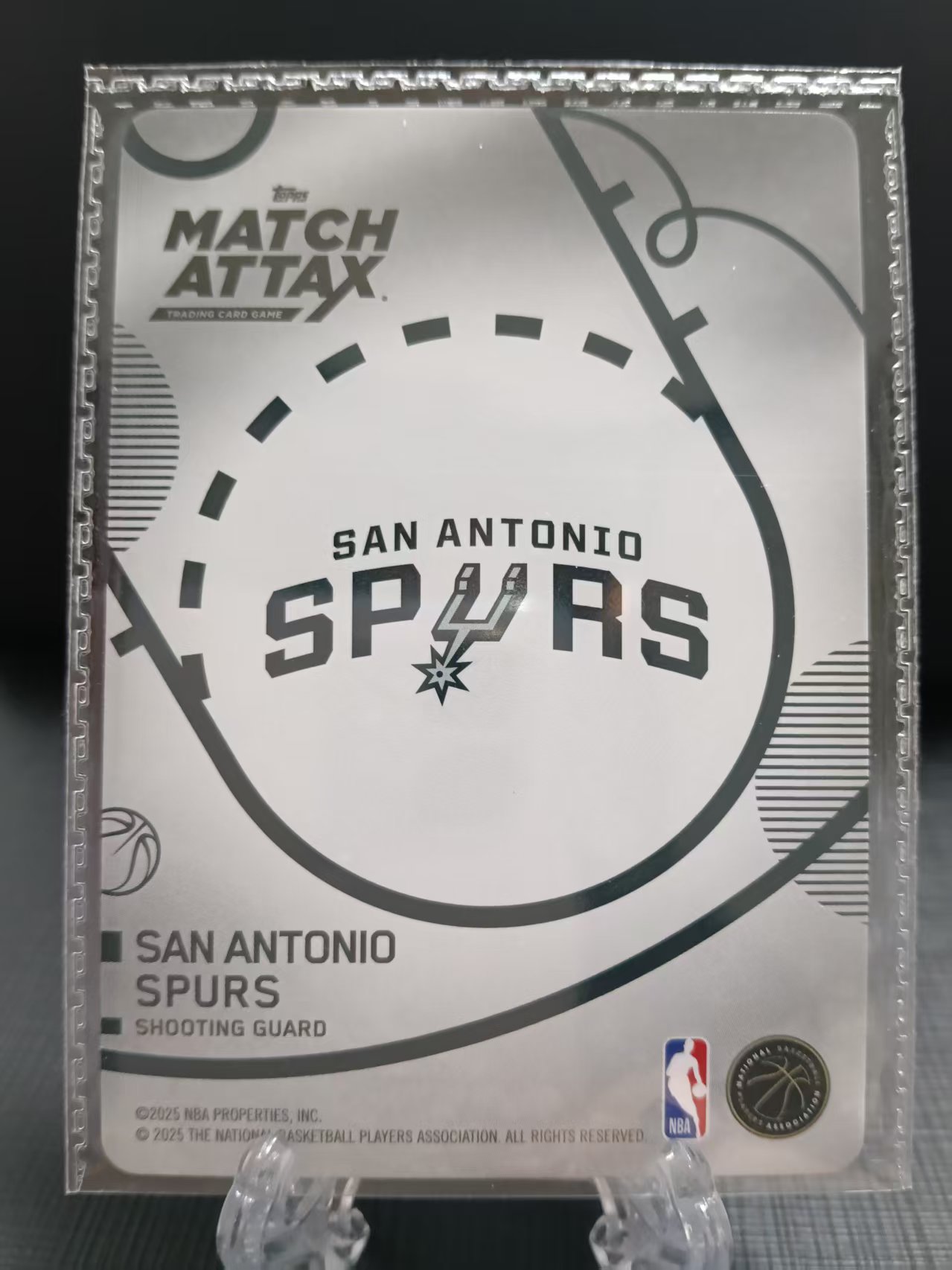 2025 Topps Match Attax Stephon Castle 卡游 马刺 近期大热球星 卡斯尔 斯蒂芬 折射 卡品如图
