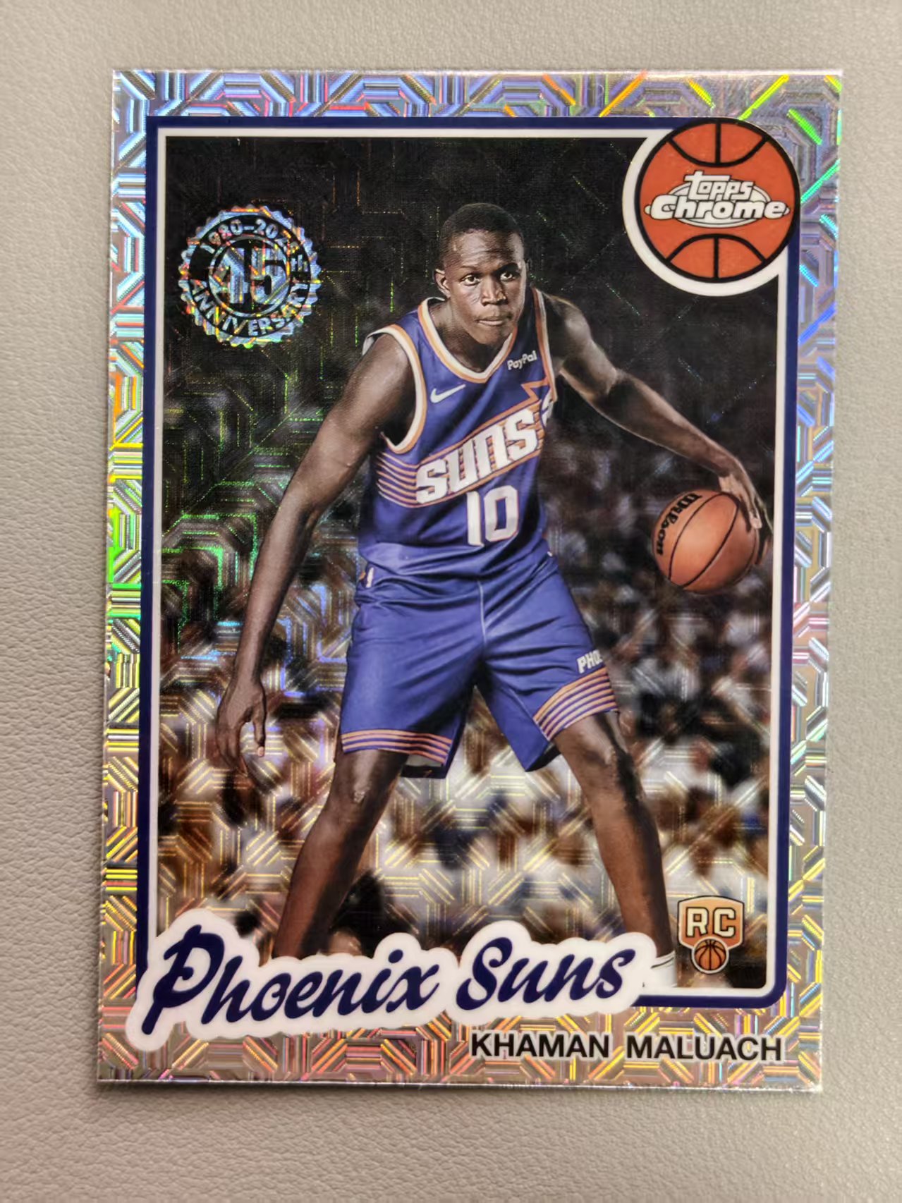 【阿泽代卖】2025 Topps Khaman Maluach 太阳 新秀 RC 马鲁阿奇 折射 1980复古 45周年 Mojo折 迷宫折 选图巨帅 卡品如图 介意勿拍