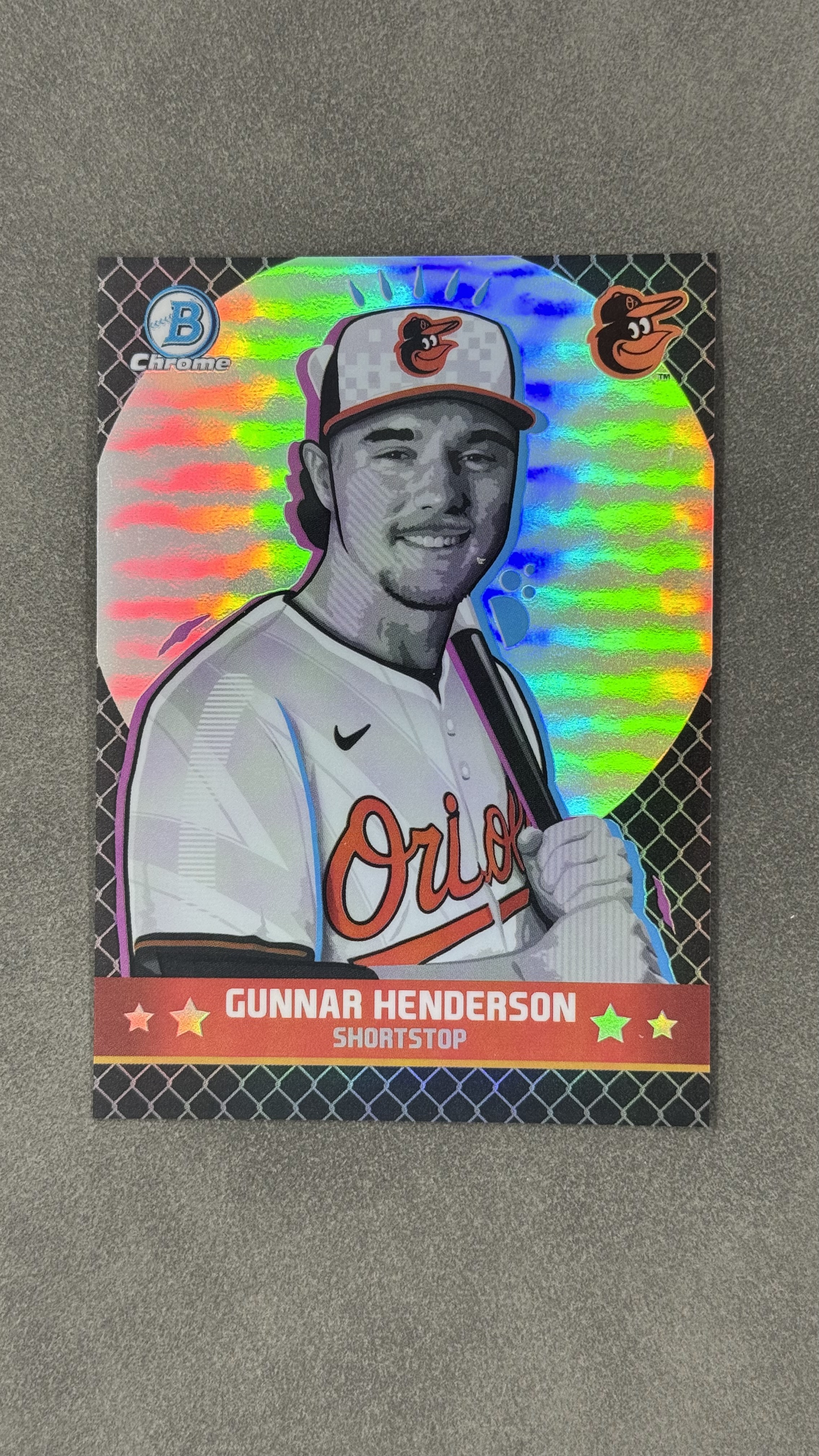 2025 Topps Bowman Gunnar Henderson 金莺队 贡拉尔 亨德森 飞升折射特卡 Ascensions 大比例 SSP 实卡好看 值得收藏 #BA-25