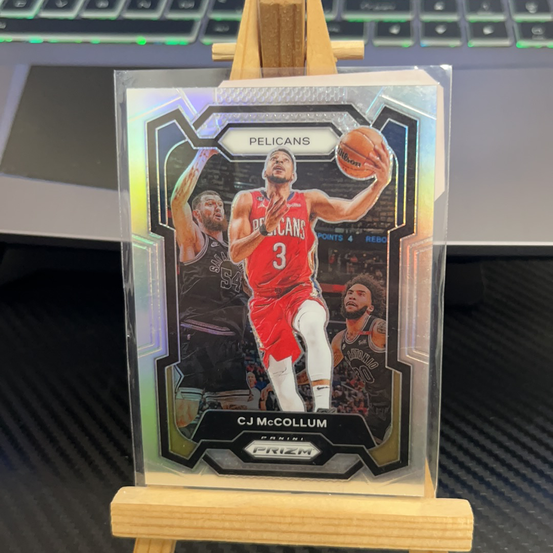 2023-24 Panini Prizm CJ McCollum cj 麦科勒姆 鹈鹕 银折 折射 prizm系列 pz 卡品如图 凑图必备 值得收藏!免费代卖!