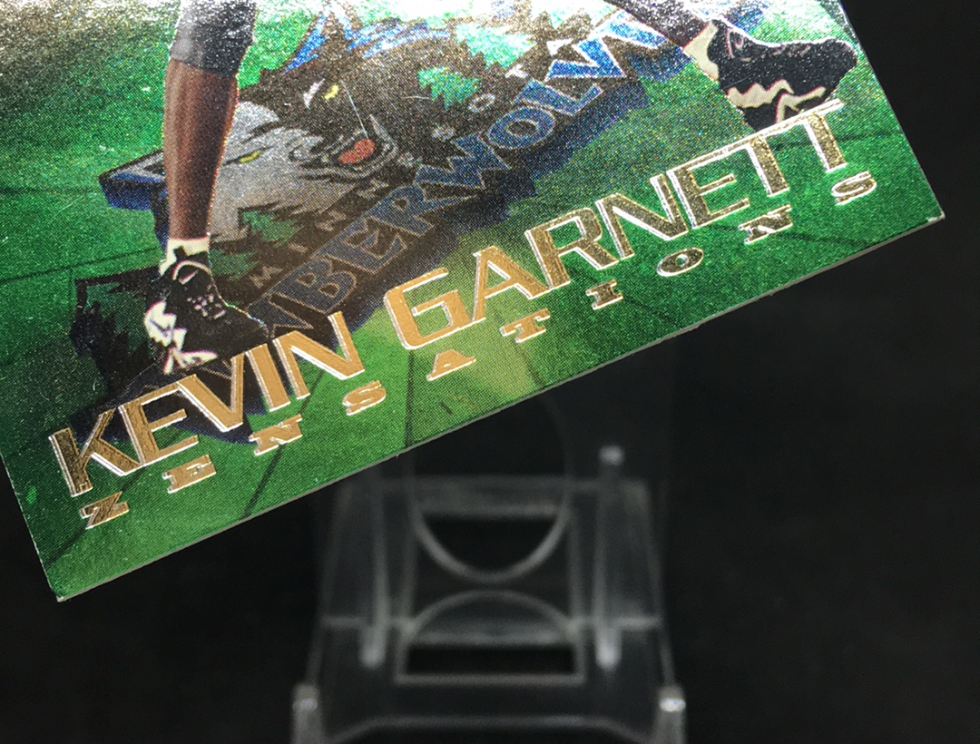 【DC拍卖】4.13(微瑕)1997-98 SkyBox Z-Force Kevin Garnett Timberwolves 加内特森林狼 Z-Force 特卡 收藏佳品