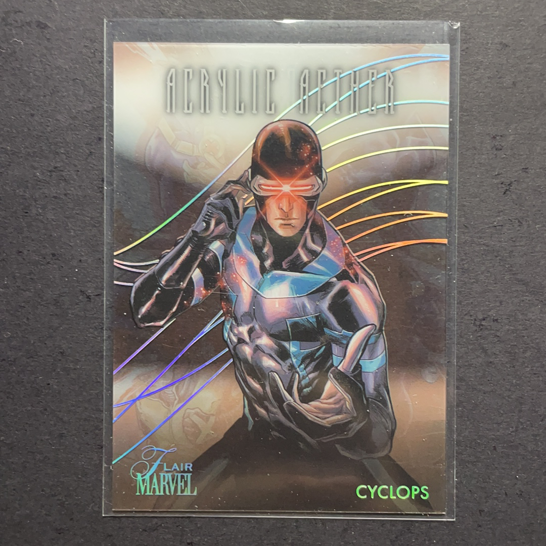 2024 Fleer Marvel (MCU) Flair天赋 镭射眼 透明胶片特卡 盒配插放 序号AA7 2024 漫威漫画Fleer Flair Marvel天赋绝版系列