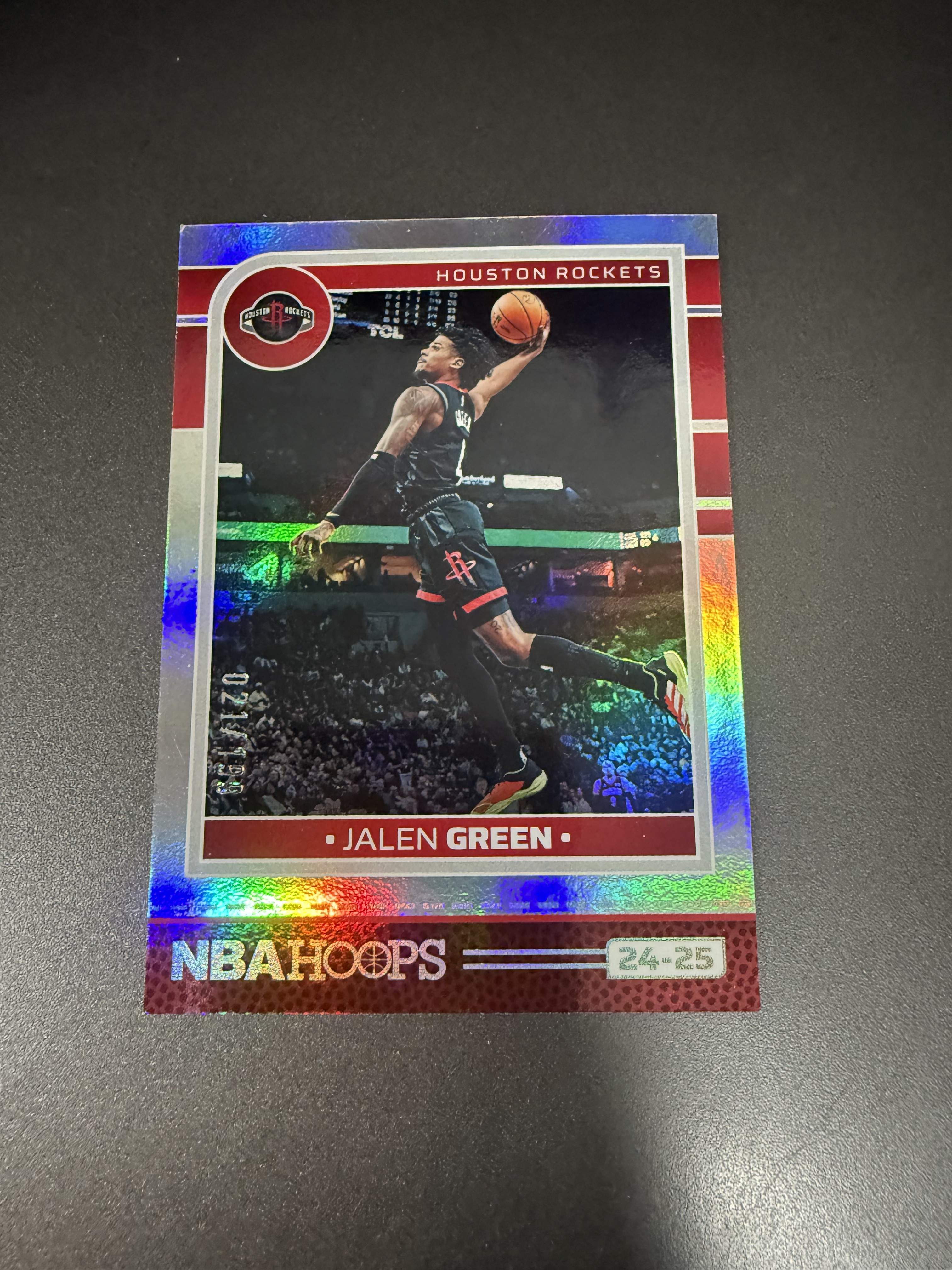 2024-25 Panini NBA Hoops Jalen Green 杰伦 格林 折射 199编 w