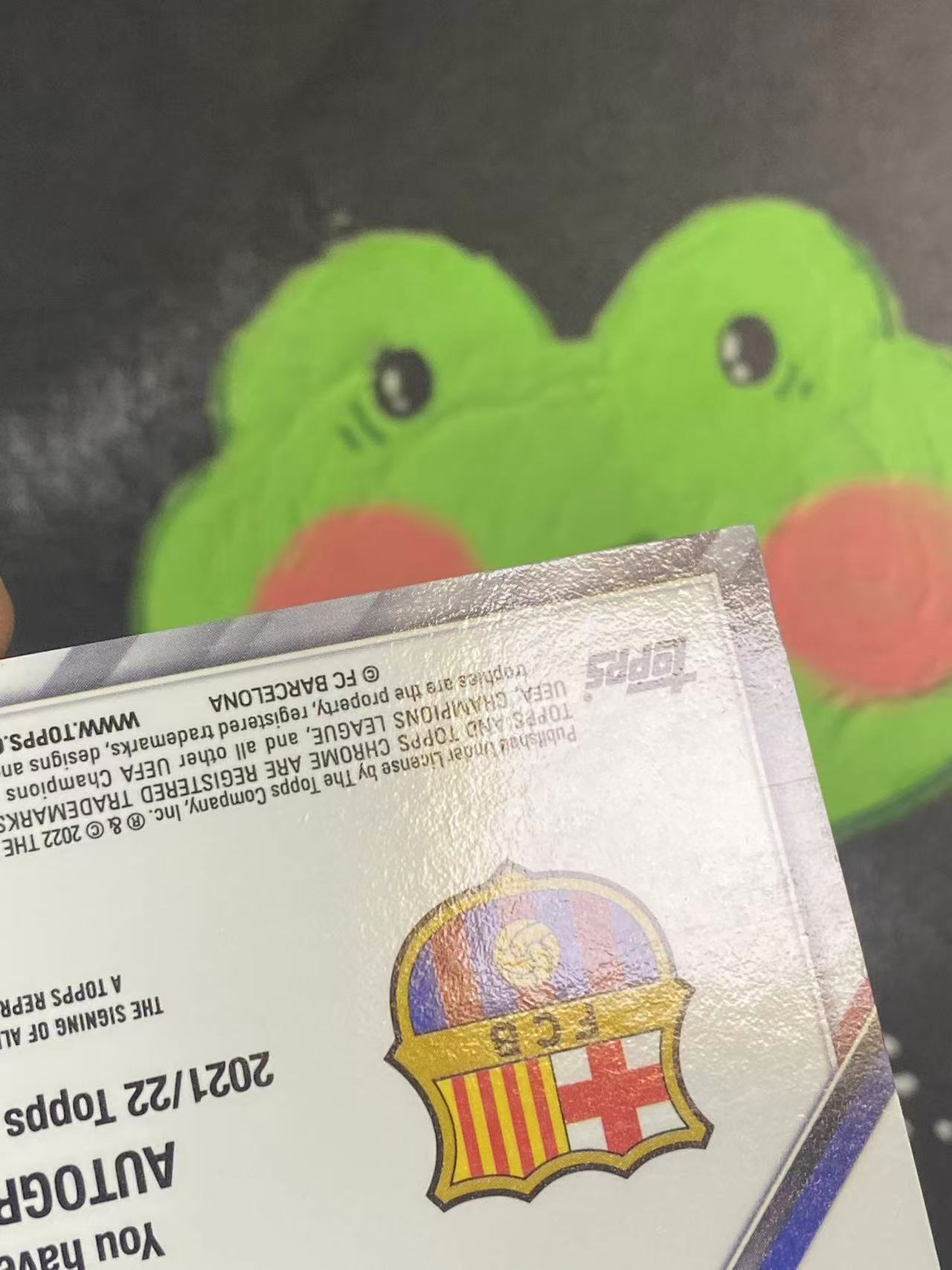 2022 Topps Chrome Pedri 欧冠 巴萨 巴塞罗那 佩德里 银折 签字 西班牙 微瑕如图【ZYP代拍】Z586