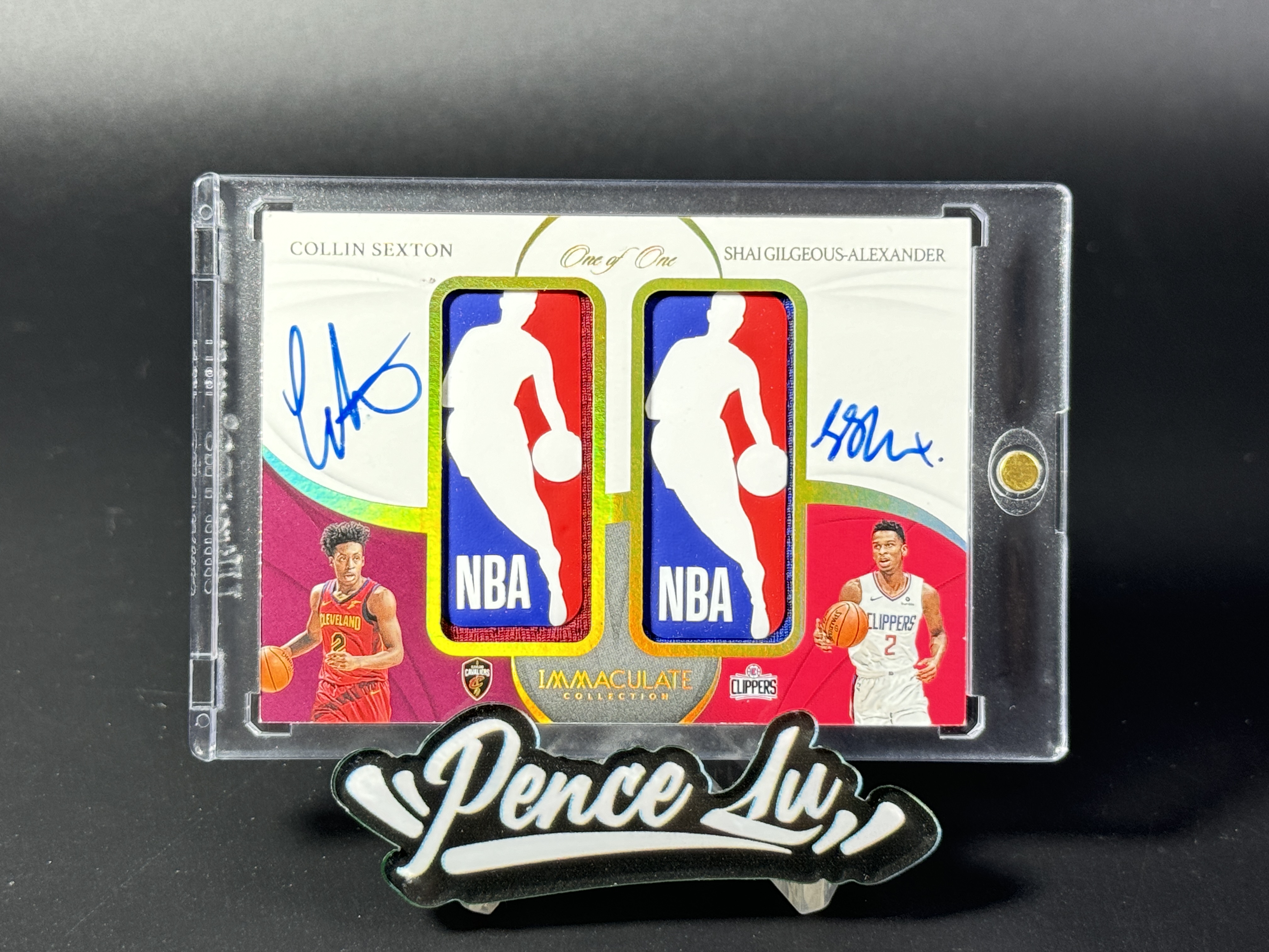 【喷子拍卖】2018-19 panini immaculate Alexander Sexton 快船 亚历山大 骑士 塞克斯顿 新秀 双logoman 签字 一编 RLA 1of1 卡签 大hit卡 专收必备 边角小白 包砖 紫衣