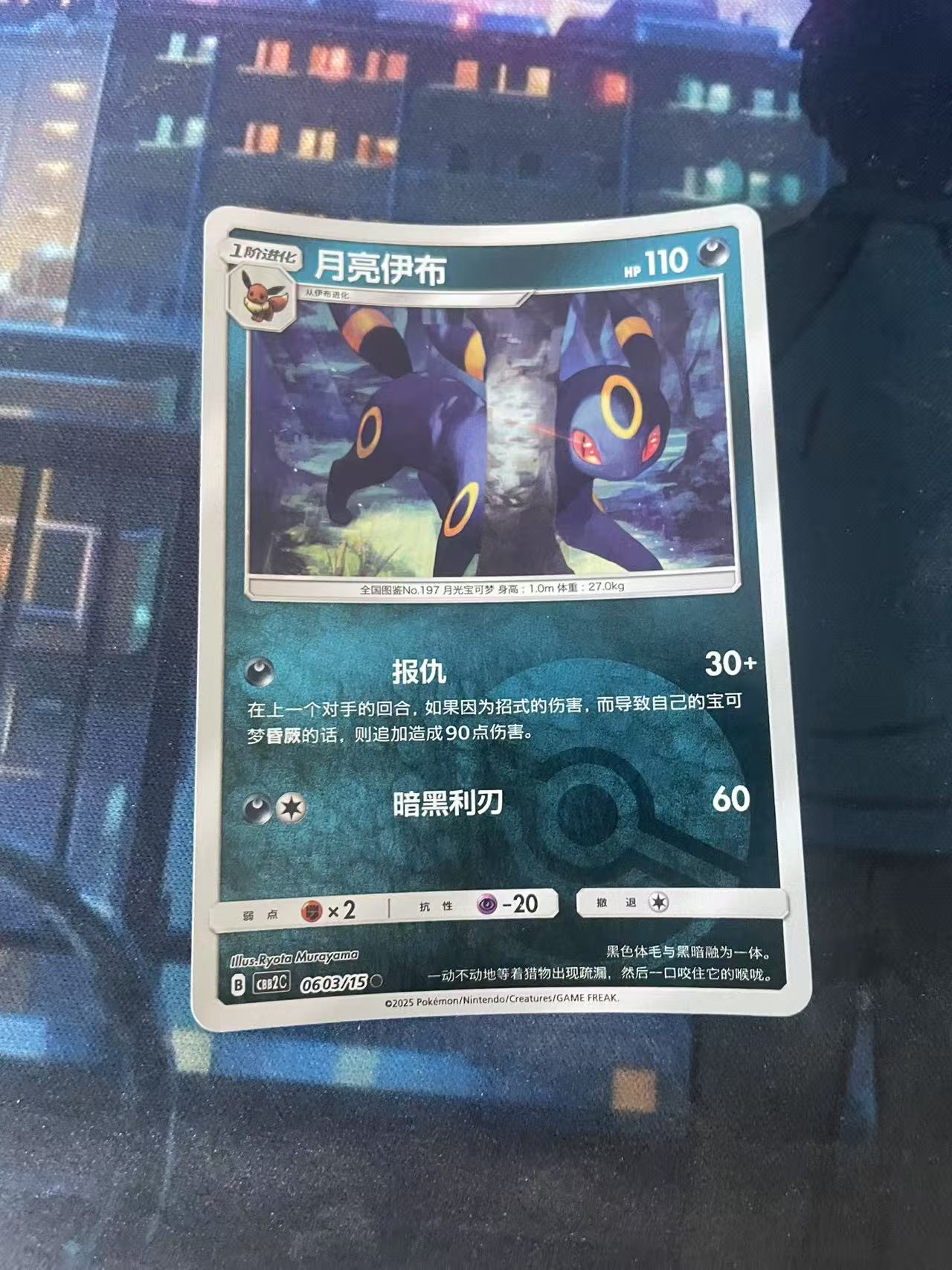 2024 Pokemon TCG 1 月亮伊布 球闪 chs 宝可梦 简中 木水拍卖第二百十一期