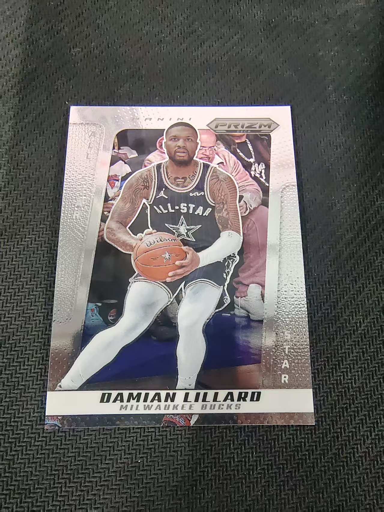【可合并,不累计】2024-25 Panini Prizm Deca Damian Lillard 达米安 利拉德 雄鹿 PZ 复刻 全明星 划痕 边角瑕疵 #247