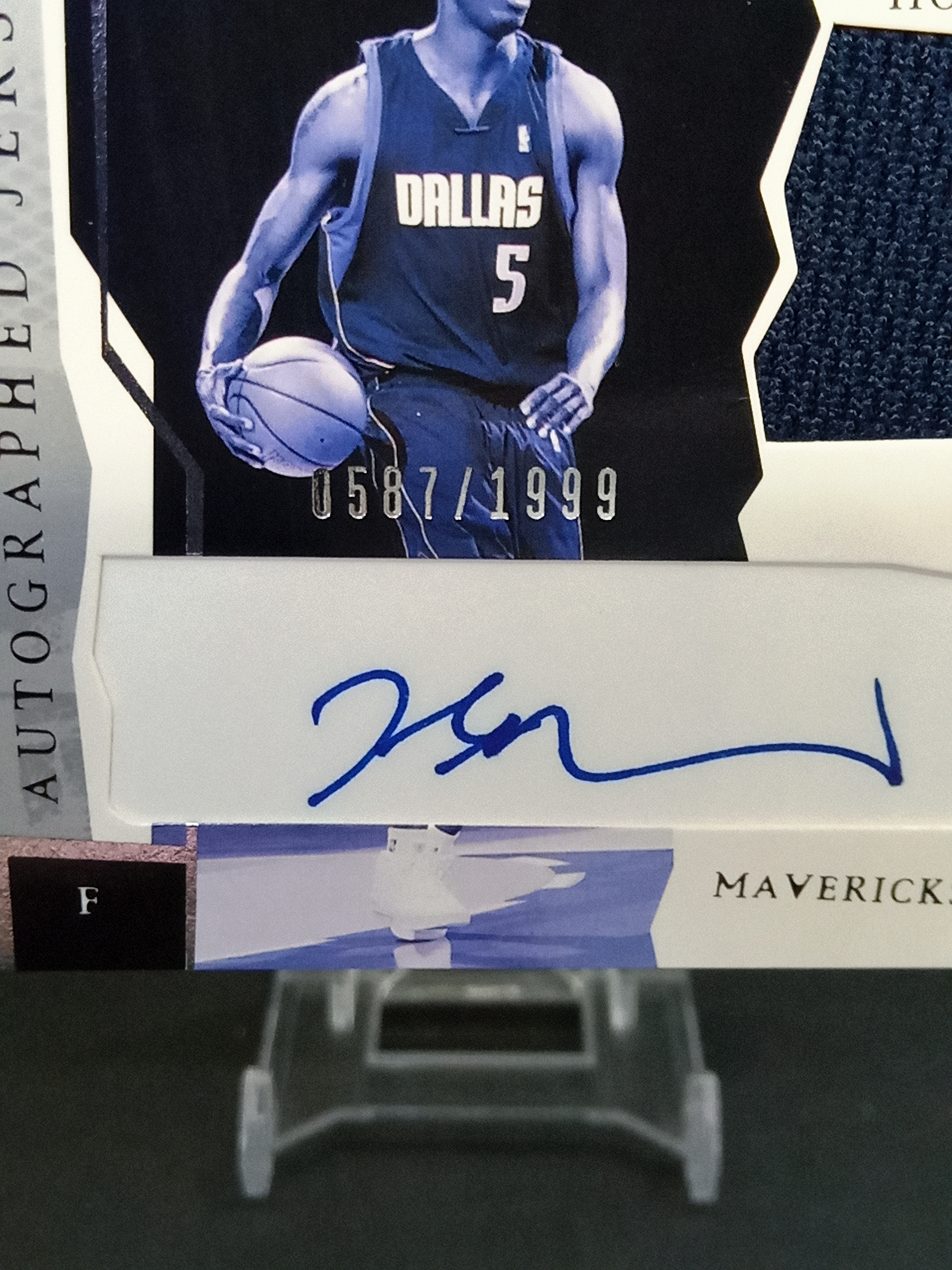 【DC拍卖】9.24HK(卡签)2003-04 UD SPX Josh Howard 约什・霍华德 独行侠 RPA 新秀球衣签字卡 限量 0587/1999 经典老 SPX 球星卡