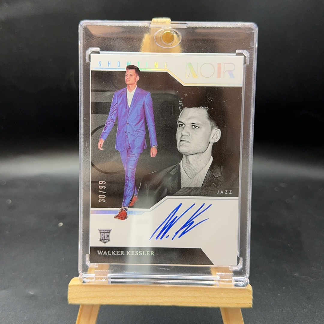 【Roseee代卖】2022-23 Panini Noir Walker Kessler RC 爵士 沃克凯斯勒 /99编 走秀签字 青