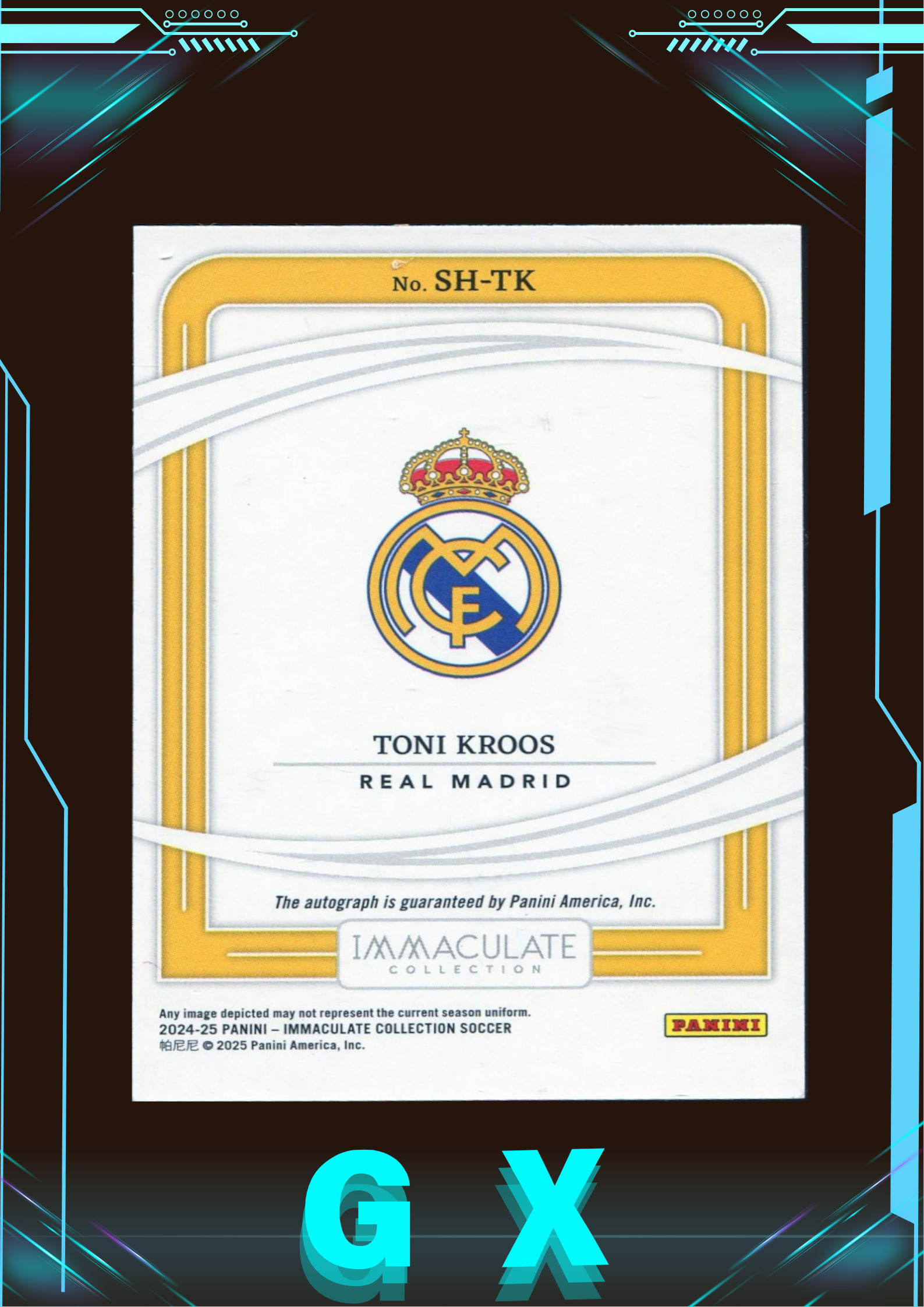 2024-25 Immaculate系列 托尼·克罗斯 Toni Kroos 32/48编 沙盒 皇马 签字 !【钩玄卡店】Will