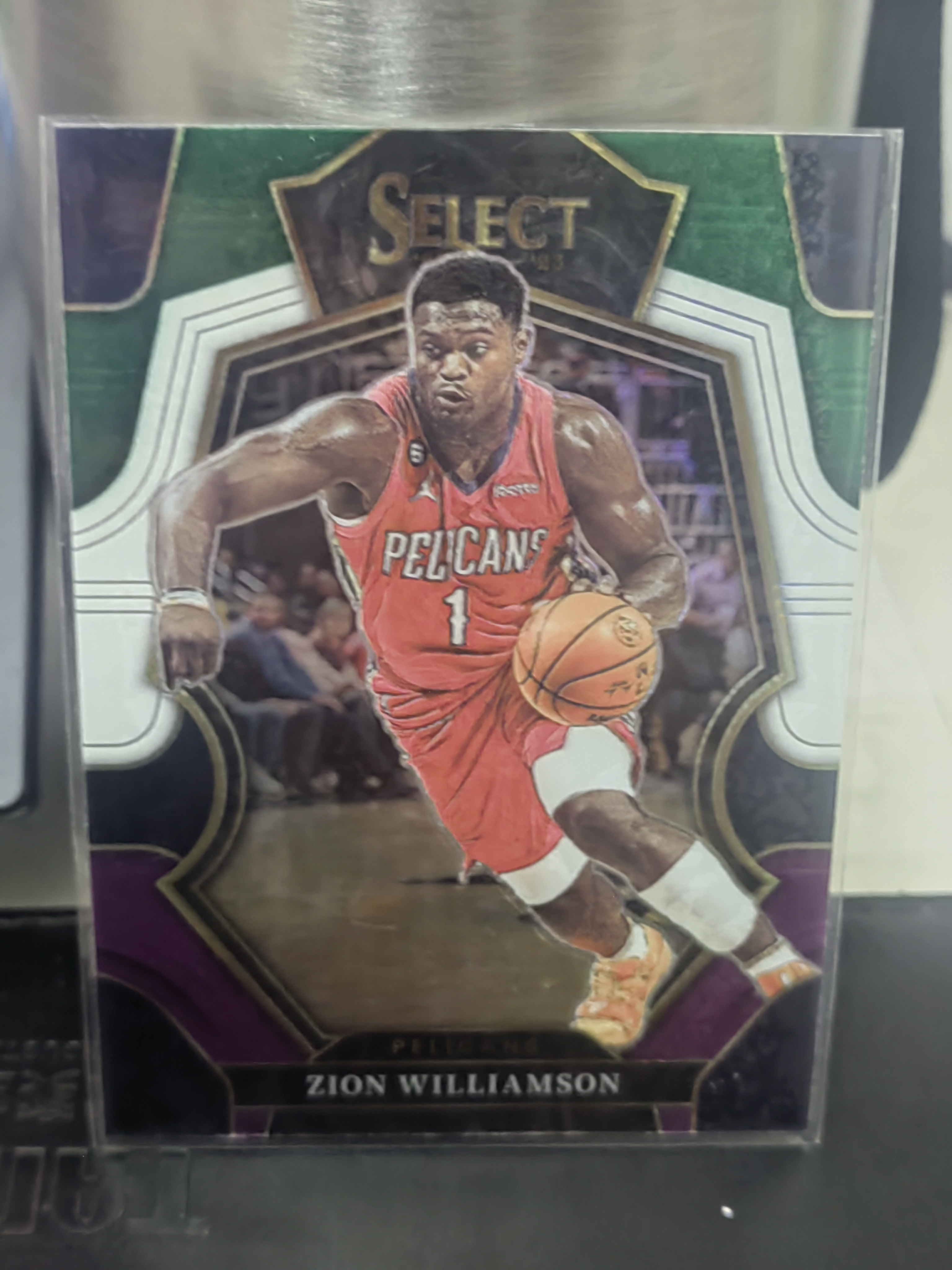 2022-23 Panini Select Zion Williamson Select 三色折 锡安 威廉姆斯 胖虎 鹈鹕 篮 白边白角 不保卡品 卡品如图