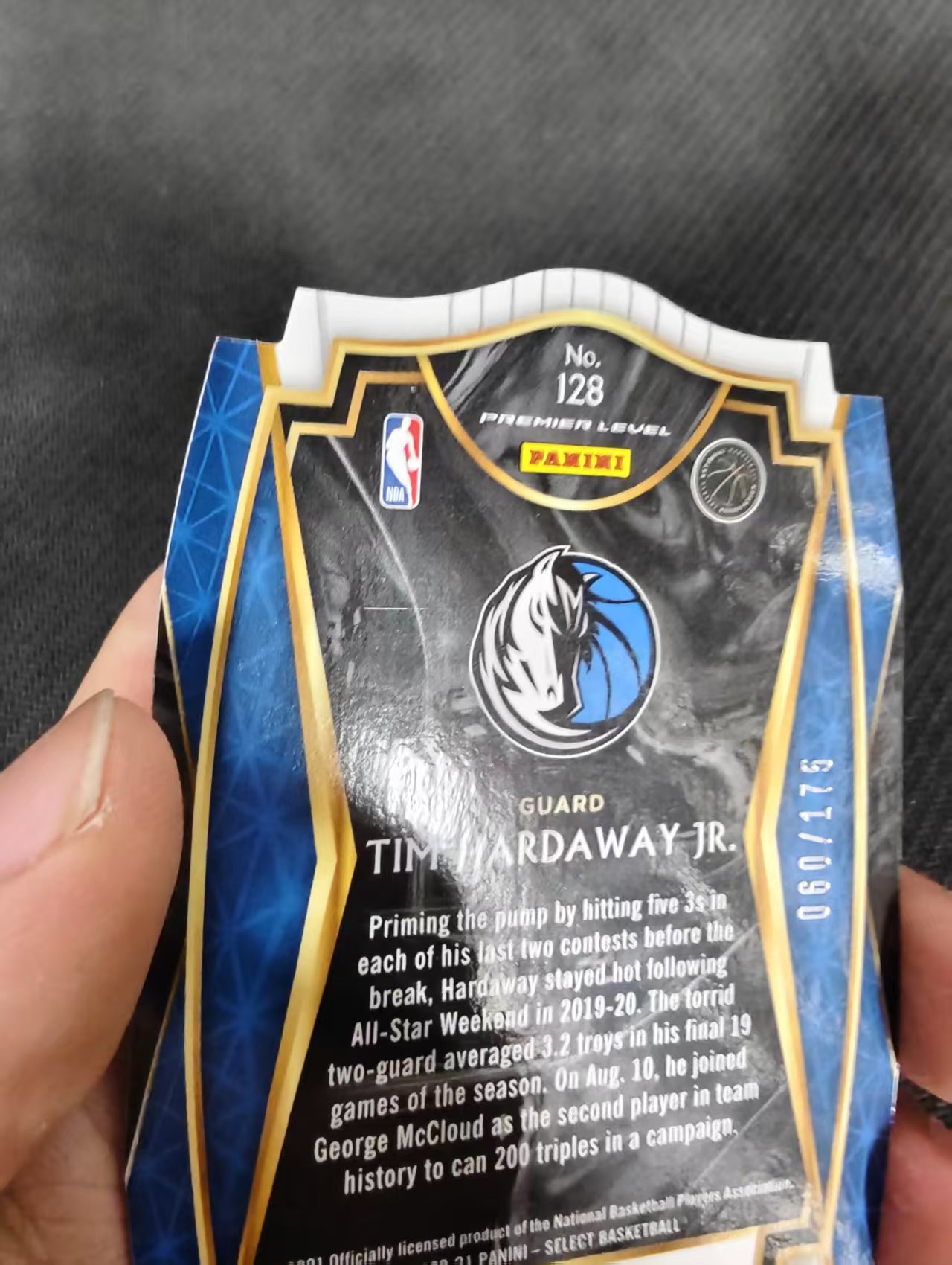 【汽水拍卖】2020-21 Panini Select Tim Hardaway Jr. 独行侠 蒂姆 哈达威二世 红折 175编 微瑕如图