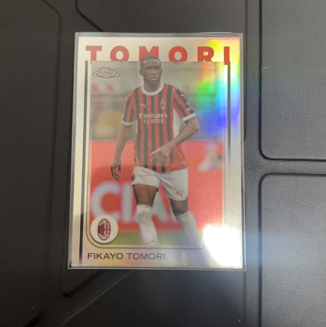 2025 Topps Chrome Fikayo Tomori 拖魔力 ac米蘭 Milan TC 折射 銀折 卡品如圖 不包卡品