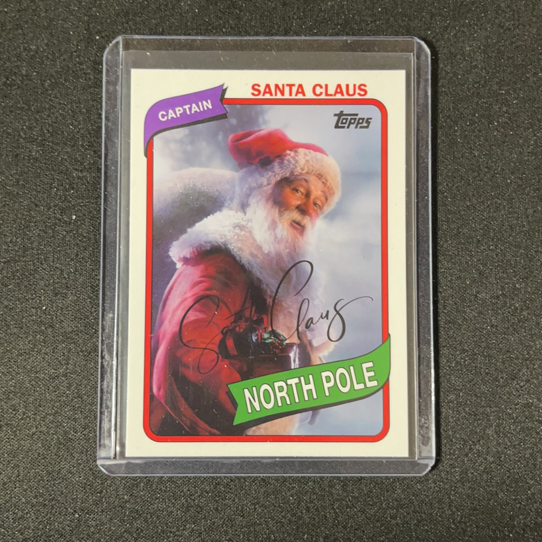 2025 Topps Holiday North Pole 圣诞老人 假日盒独占 隐藏 大比例 ssp 印签 卡品如图 收藏必备