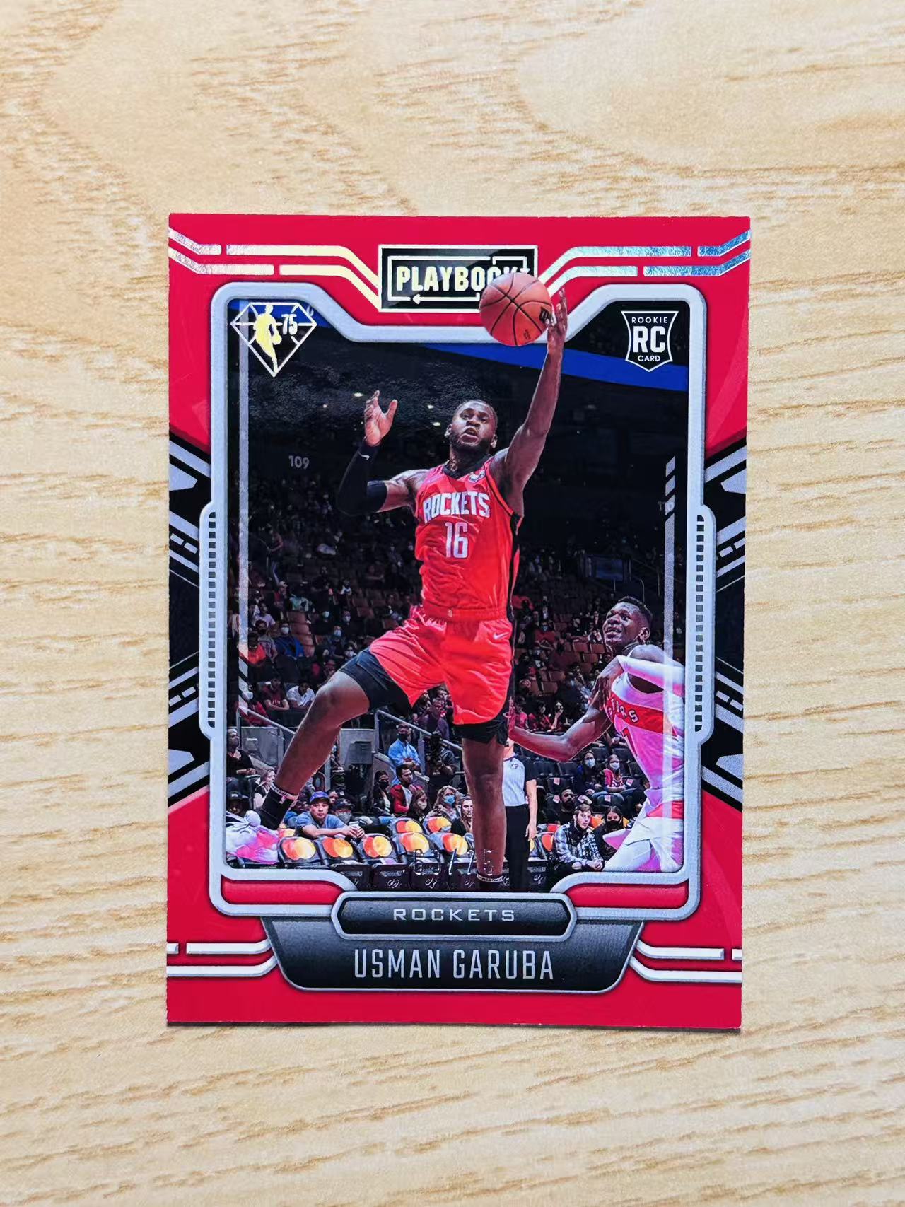 2021-22 Panini Chronicles Usman Garuba 嘿嘿代卖 编年史 奥斯曼 加鲁巴 新秀 RC 75周年 75编 火箭 收藏必备
