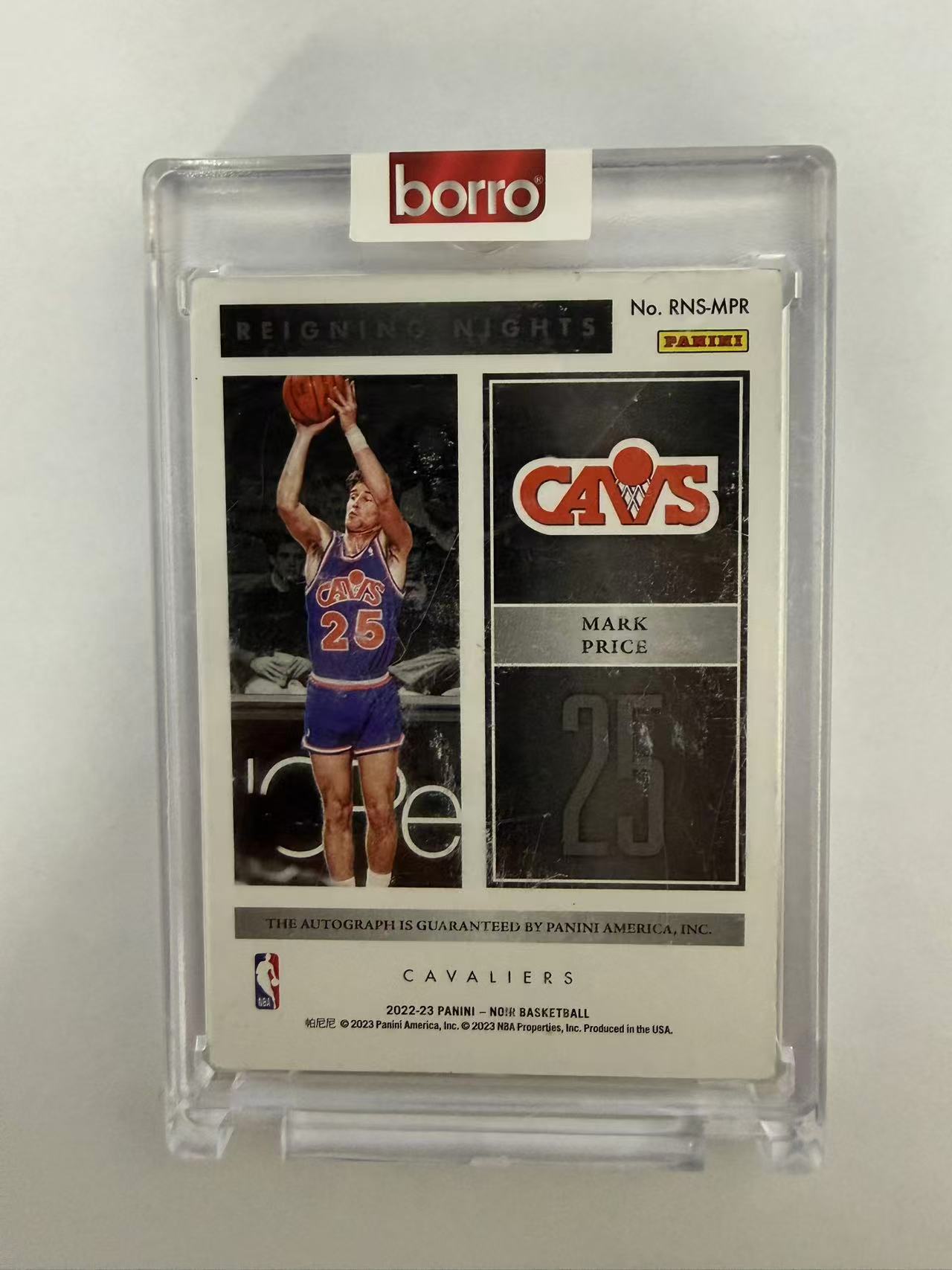 2022-23 Panini Noir Mark Price 诺尔 雨夜 雨夜签 骑士 马克 普莱斯 卡签 99编 卡品如图 (soso)