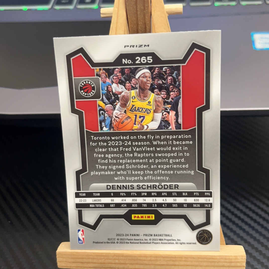 2023-24 Panini Prizm Pascal Siakam 西亚卡姆 猛龙 银折 折射 prizm系列 pz 卡品如图 凑图必备 值得收藏!免费代卖!