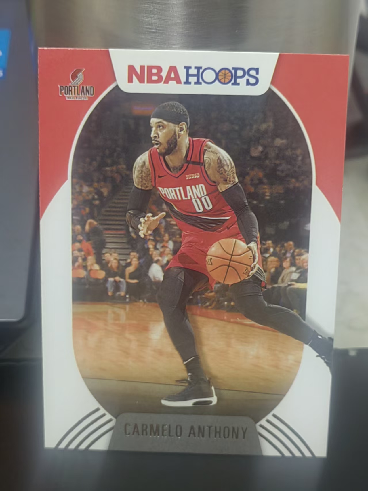 2020-21 Panini Hoops Carmelo Anthony Hoops 卡梅隆 安东尼 甜瓜 开拓者 篮 白边白角 不保卡品 卡品如图