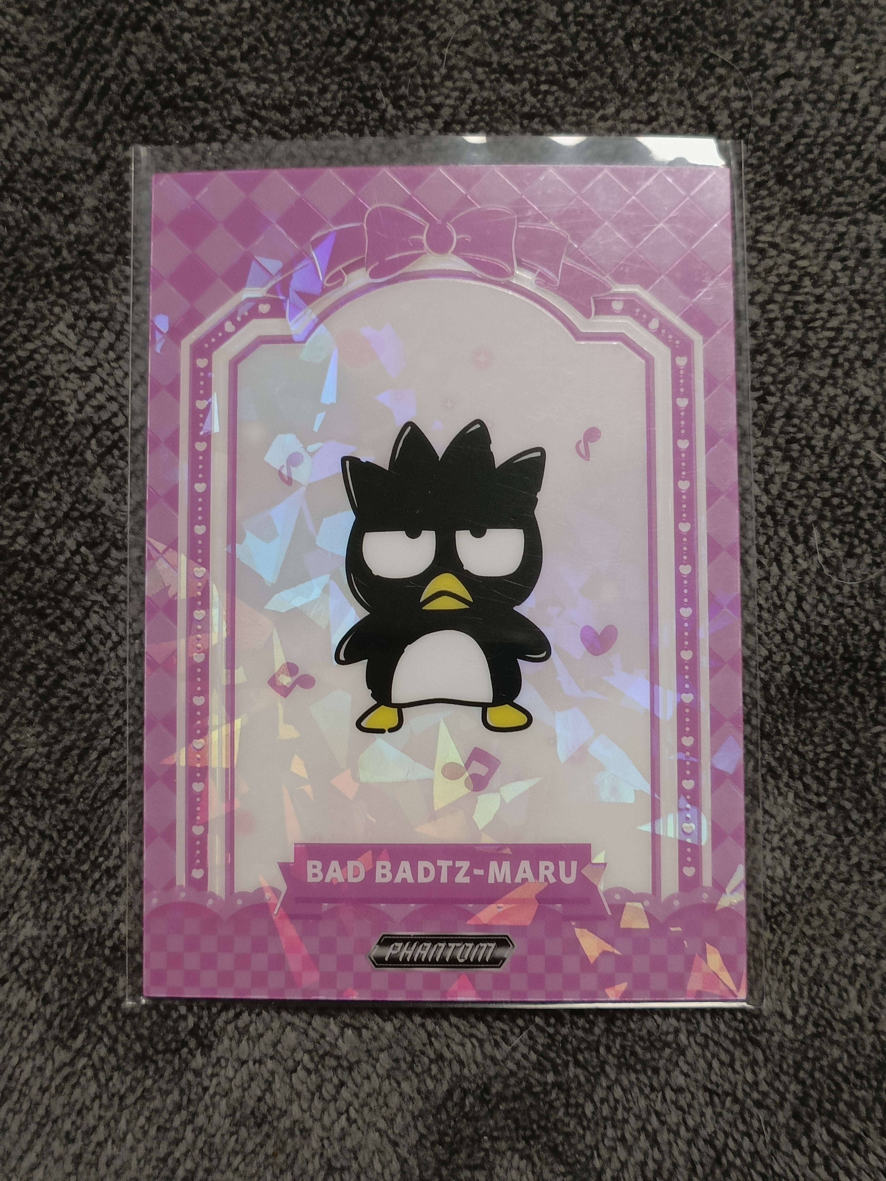 2023 Kakawow PHANTOM 三丽鸥家族系列收藏卡 BAD BADTZ-MARU 酷企鹅 【谦谦拍卖】PSA-IPU-10 紫折 112/115编 秋鹿