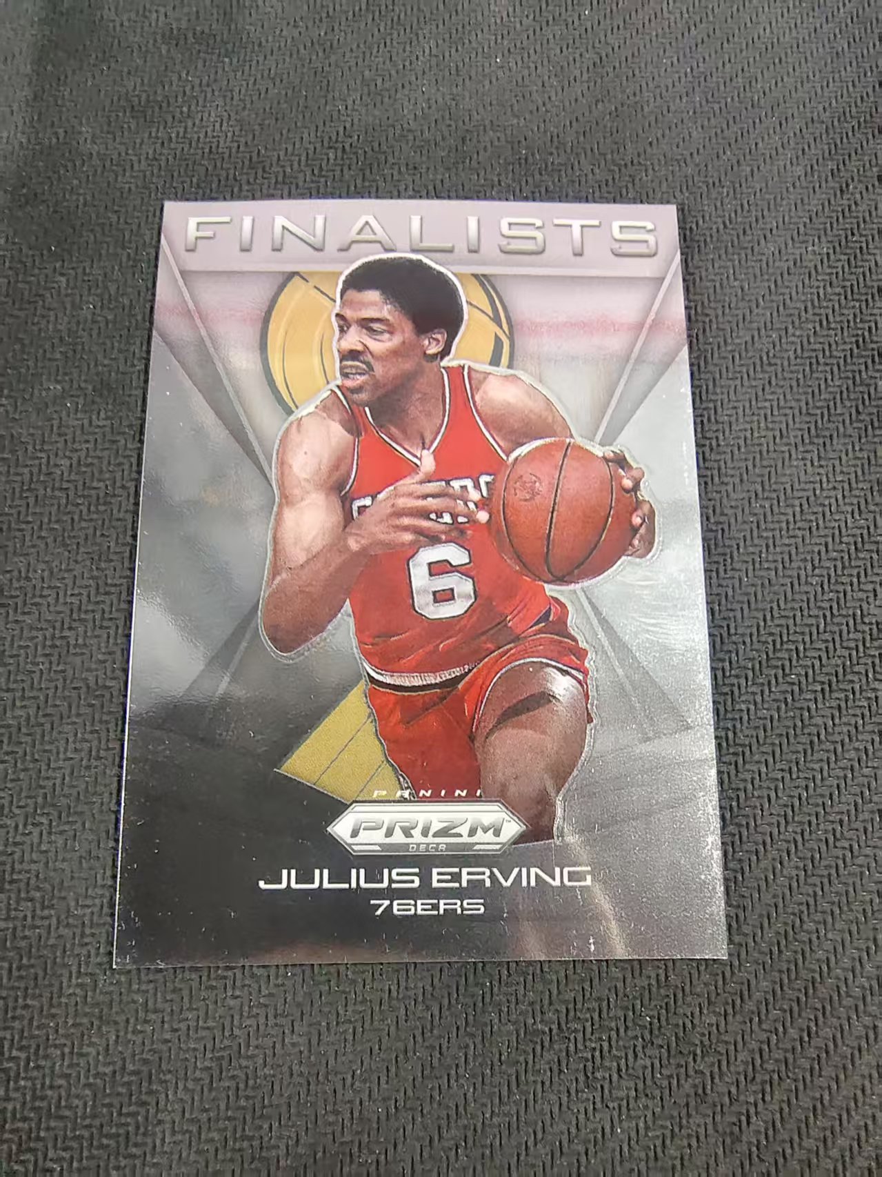 【可合并,不累计】2024-25 panini prizm deca JULIUS ERVING 76人 名宿 朱利斯 欧文 J博士 PZ 复刻 特卡 划痕 边角瑕疵 #15