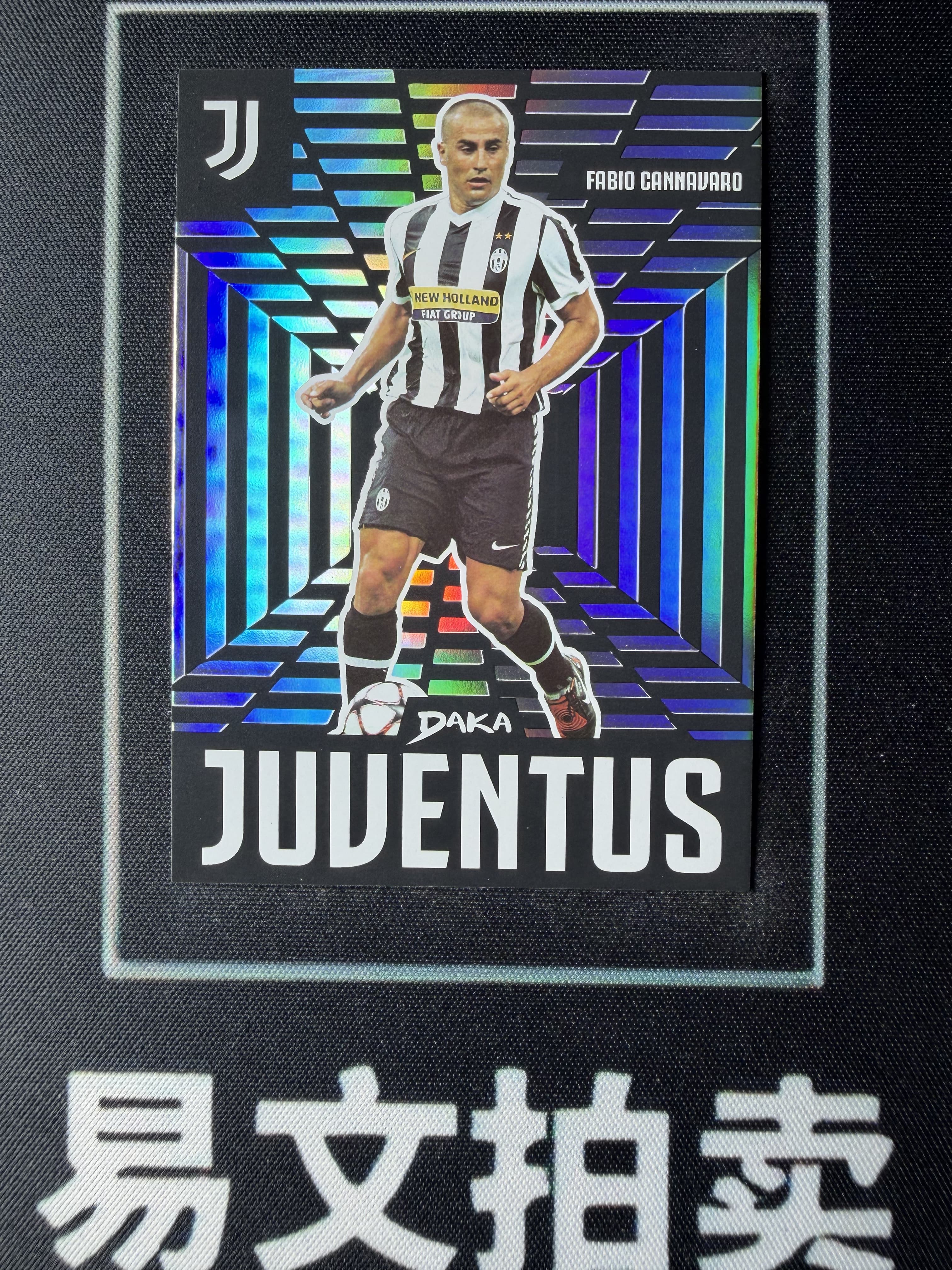 【易文拍卖 超级回款】2024-25 DAKA 达咖 尤文图斯 足球俱乐部 队盒 FABIO CANNAVARO 法比奥 卡纳瓦罗 皇马 意大利 027/175编 黑格穹顶 特卡 #TuTu
