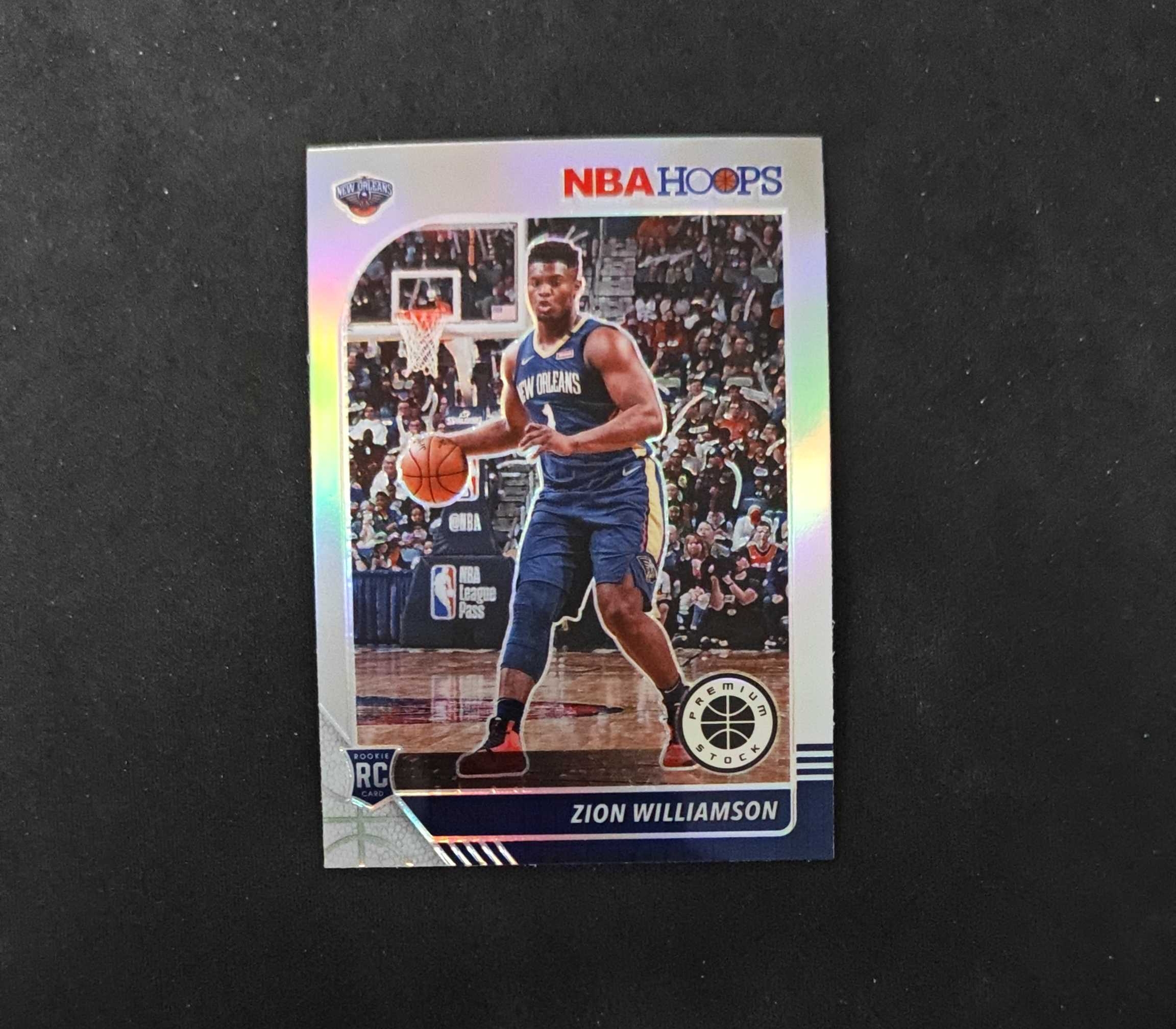2019-20 Panini Hoops Zion Williamson RC 【SC拍卖】新秀 鹈鹕 锡安威廉姆森 银折 收藏必备(ing哥)