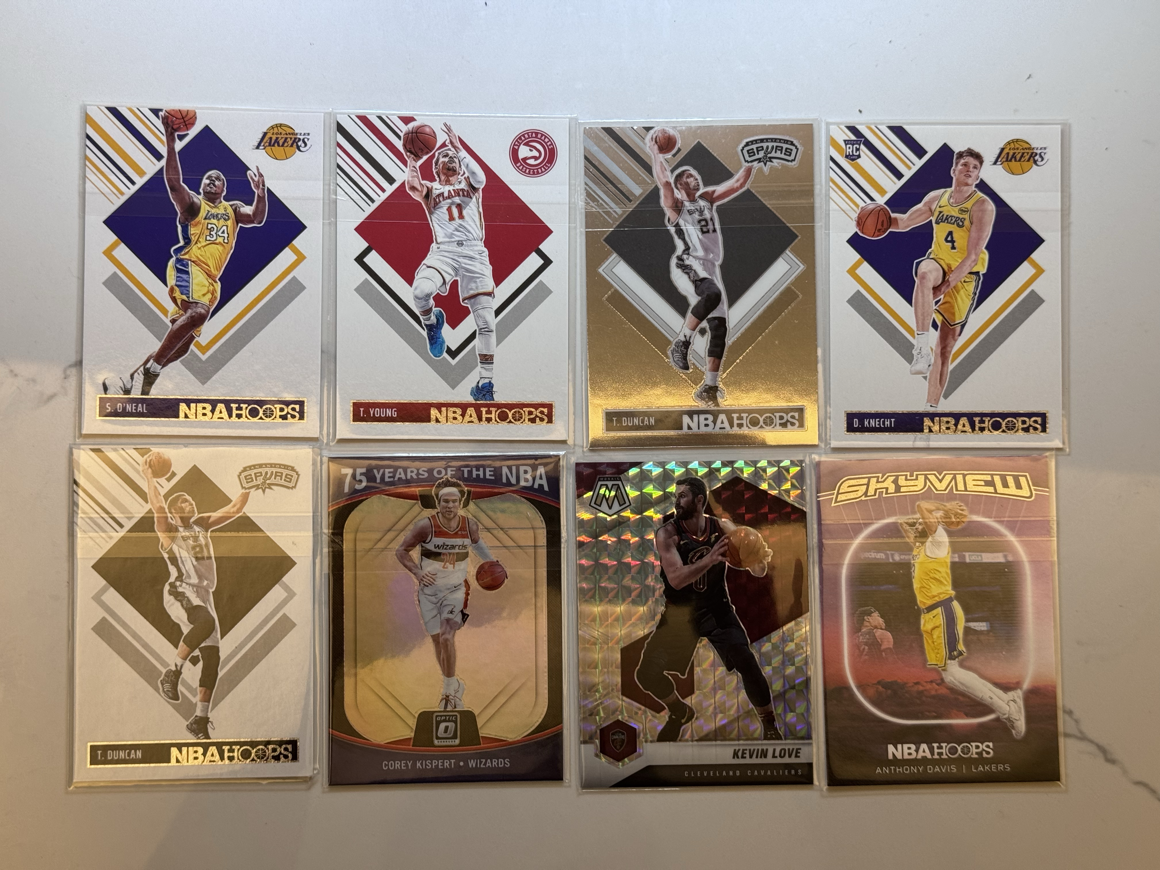 【Roseee代卖】hoops 奥尼尔 特雷杨 邓肯 克内克特 乐福 浓眉 安东尼 戴维斯 特卡 折射 lot ksjy