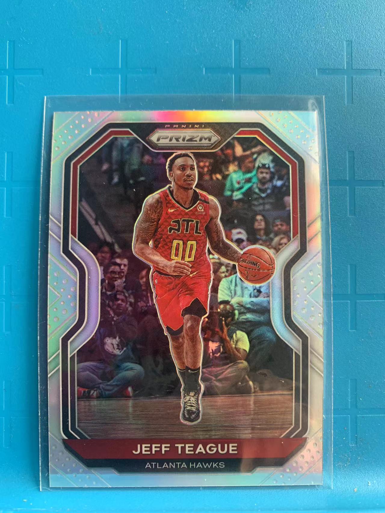 2020-21 Panini Prizm jeff teague 篮球 PZ 杰夫 蒂格 老鹰 银折 折射 卡品如图 X002E