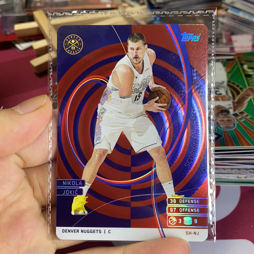 2024-25 Topps topps Nikola Jokic 可合并存卡 tc 红蓝圈圈 掘金 约基奇 约老师 特卡 如图