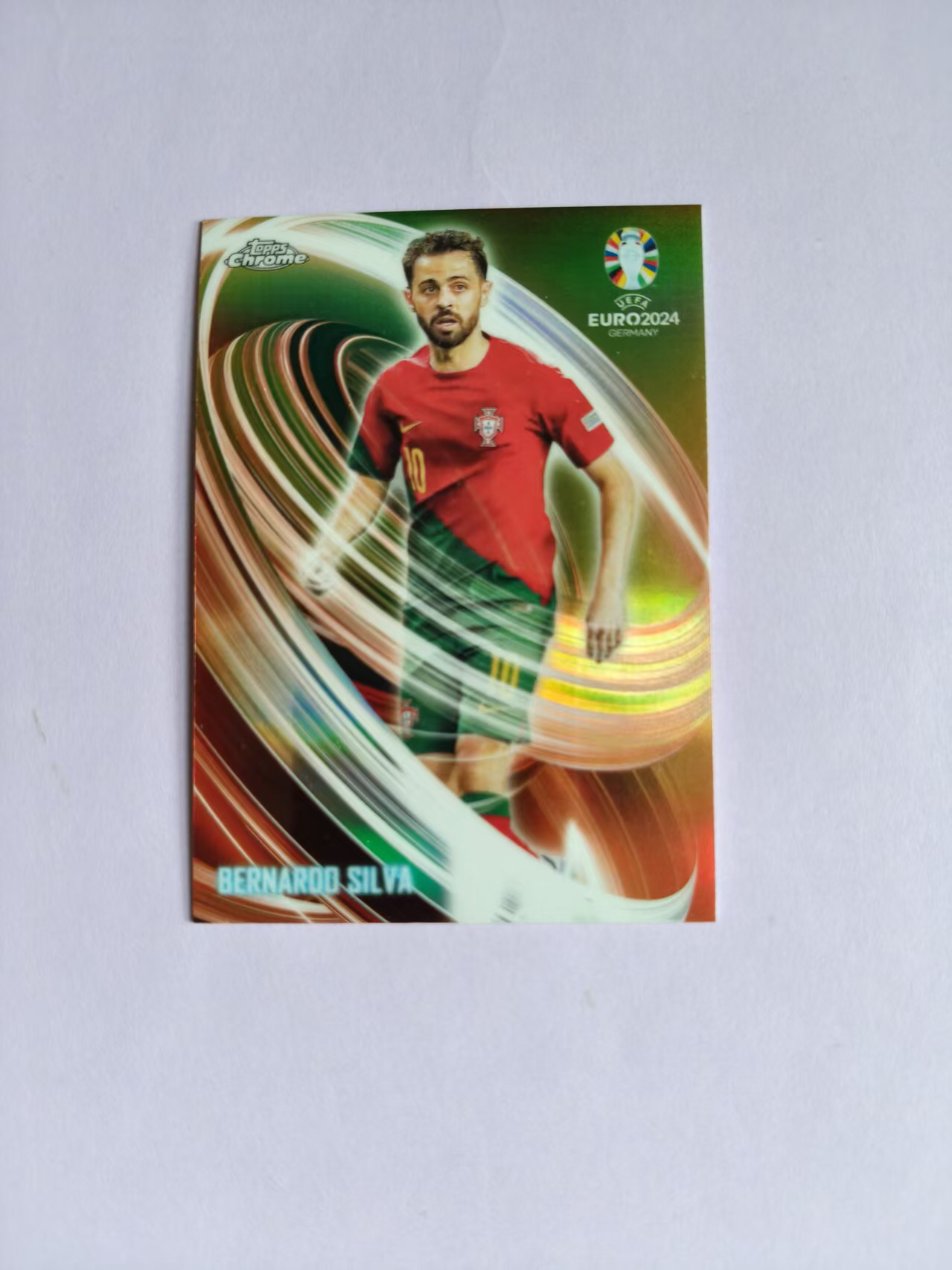 2024 Topps Chrome Bernardo Silva topps chrome 欧洲杯 葡萄牙 贝尔纳多 席尔瓦 旋风特卡 折射