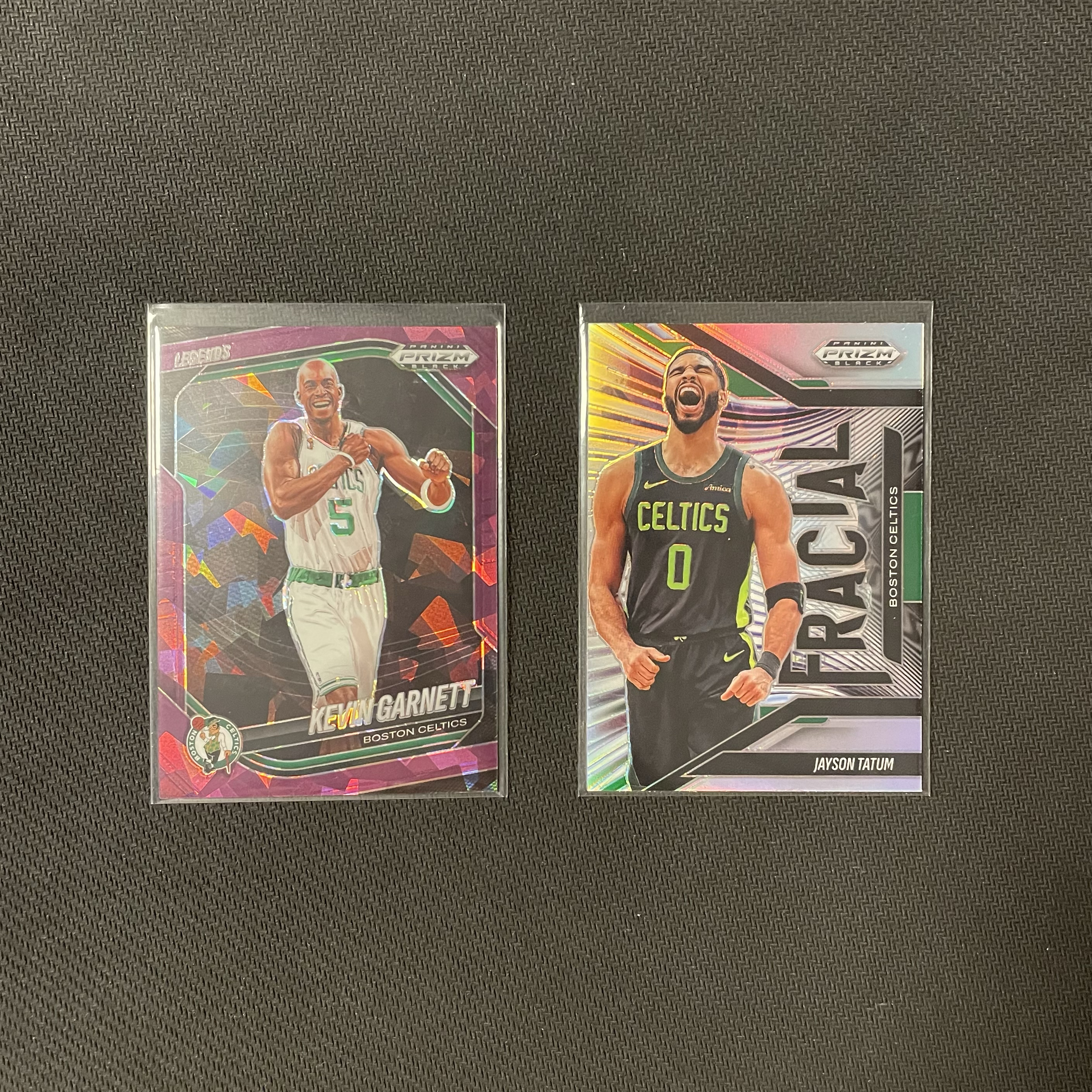 2024-25 Panini Prizm Black Kevin Garnett 凯尔特人 凯文 加内特 篮网 99编 紫碎冰折 紫折 杰森 塔图姆 特卡 银折 个别有瑕 不保卡品 不累计 大鱼