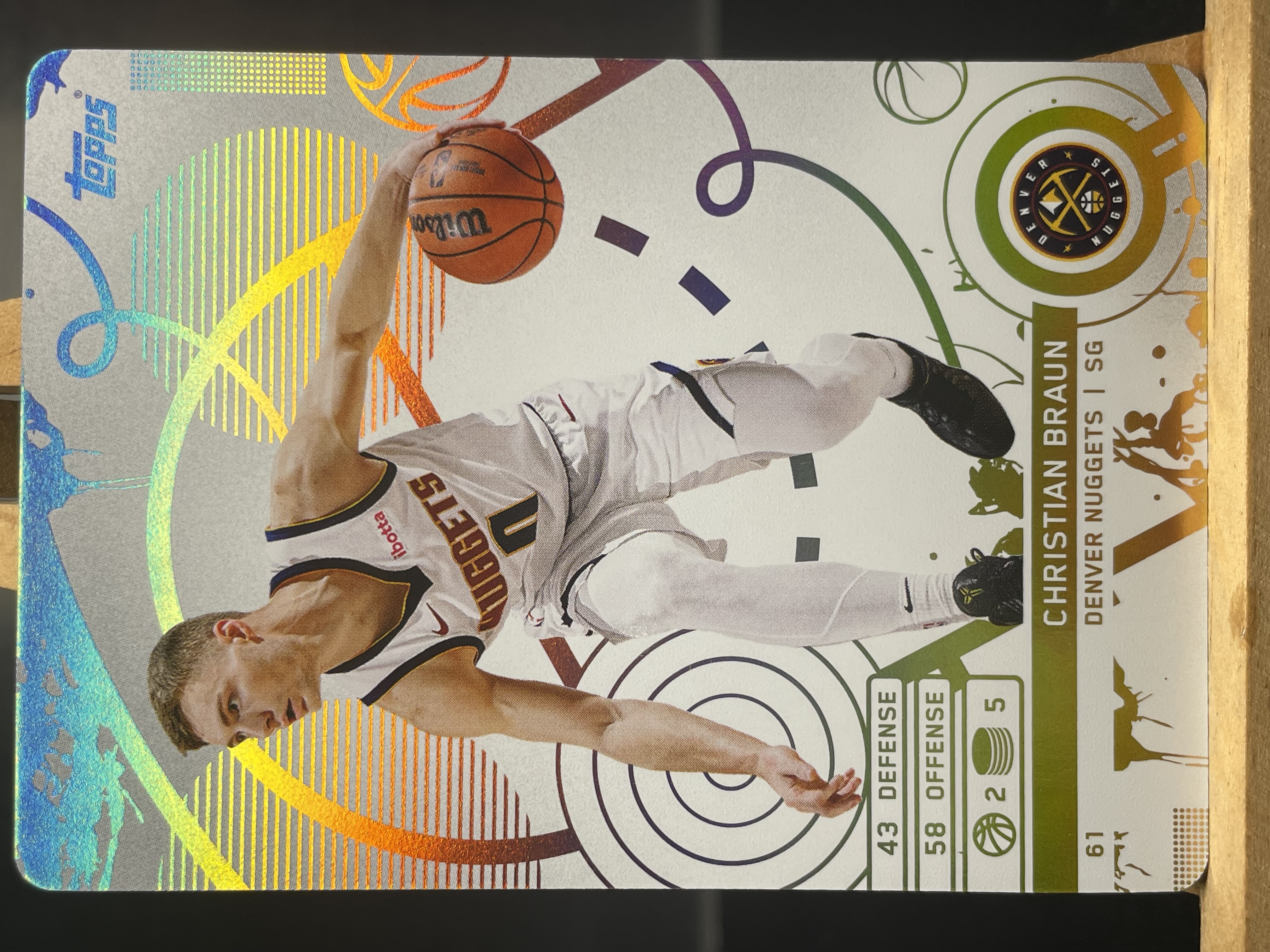 (C8) 2025 TOPPS 折射 克里斯琴 布朗 掘金 近期大热球星 收藏必备 卡品如图 ! ! !