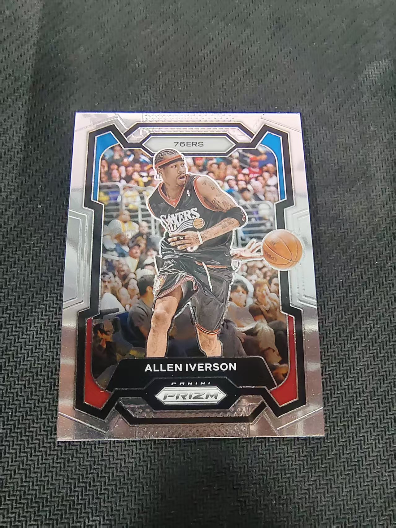 【可合并,不累计】2023-24 Panini Prizm Allen Iverson 阿伦 艾弗森 答案 AI 76人 PZ 划痕 边角微瑕 #184