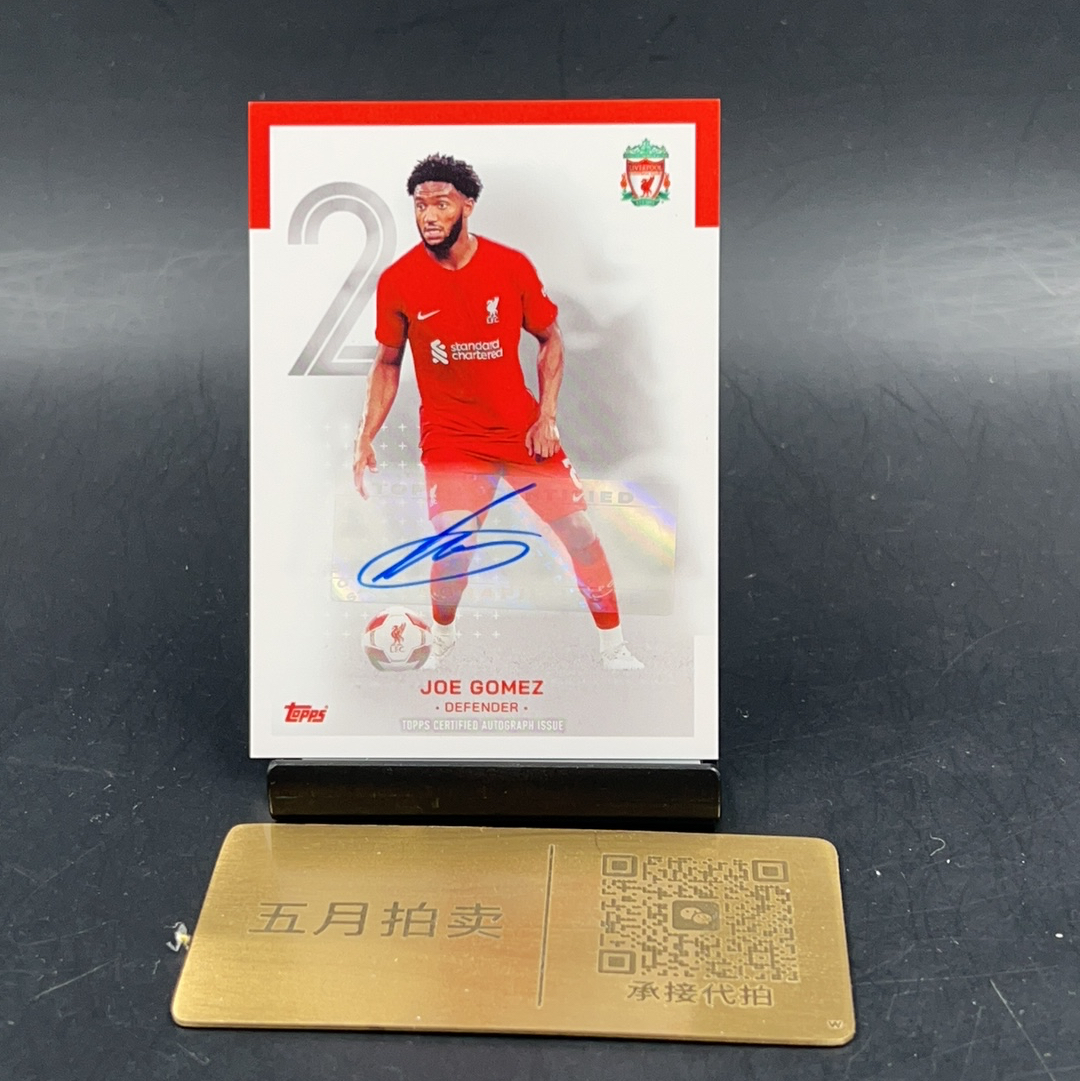 (不接受任何理由的暂存/累计。 6.如果遇到重复收取运费 已收运费却发到付等运费问题站内信留言支付宝账户 客服会处理返还。 7.付款后72小时内发出,会在规定时间内发货,请仔细阅读以上条款,出价且接受以上规则
![2023 Topps Team set Joe Gomez 【五月拍卖 顺丰空运】利物浦队盒 乔 戈麦斯 签字 卡品如图 思046 v150