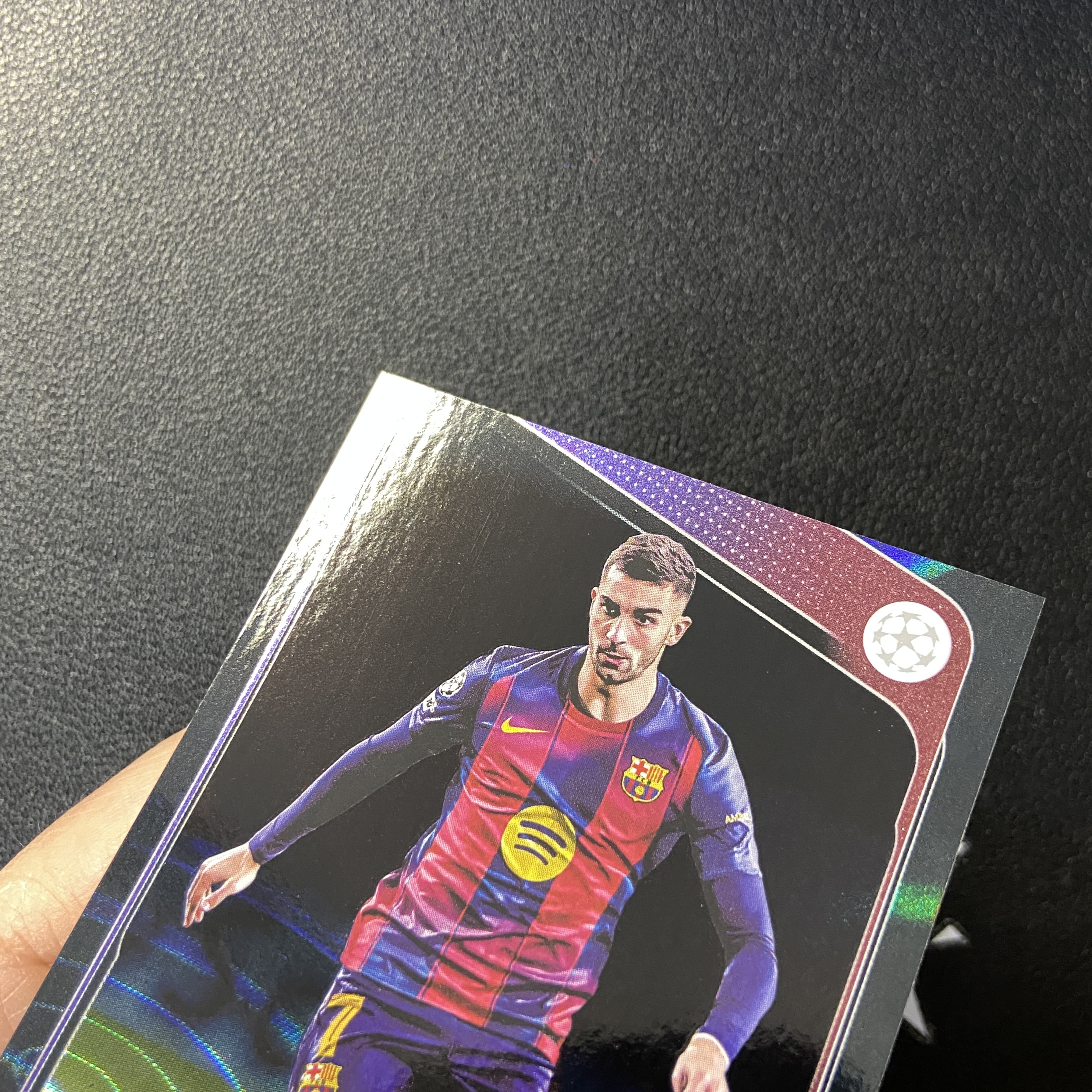 【拔脚代卖】2026 Topps UCC 欧冠 Ferran Torres 费兰 托雷斯 巴萨 西班牙 黑折 9/10编 超低编收藏必备 瑕疵如图|拔脚白头H37