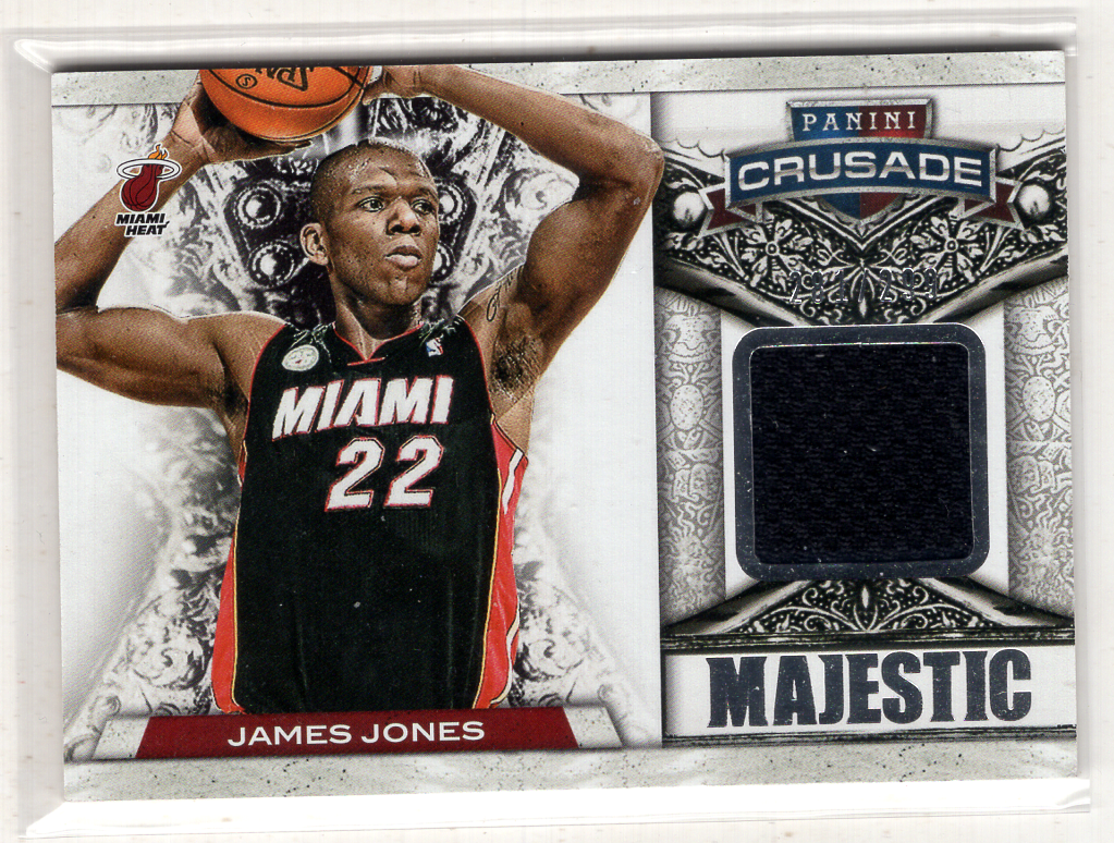 2013-14 Panini Crusade James Jones 【来拆波卡】热火 詹姆斯 琼斯 十字军 球衣 不保卡品 bo